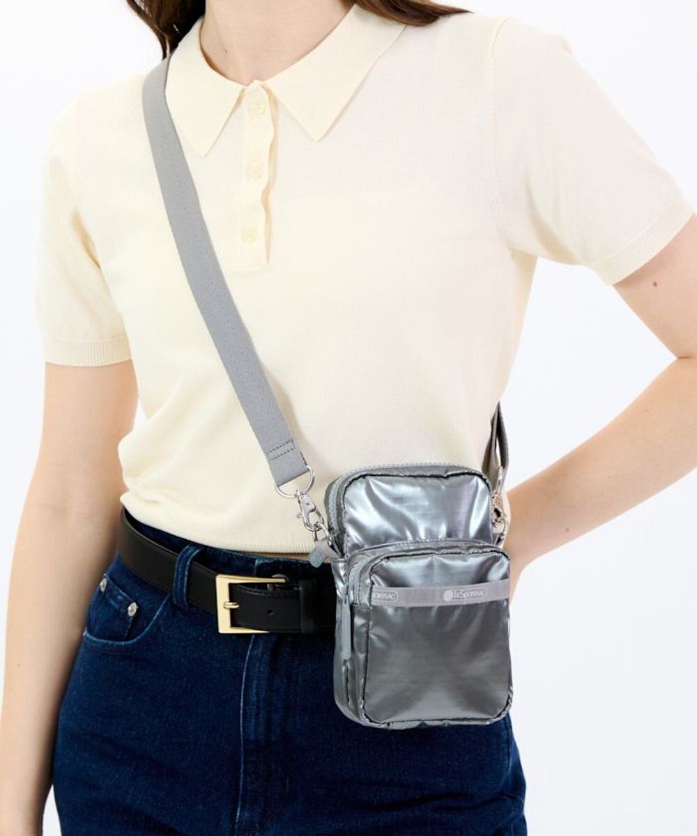 LeSportsac MINI PHONE BAG/ガンメタルグレーシャイン 