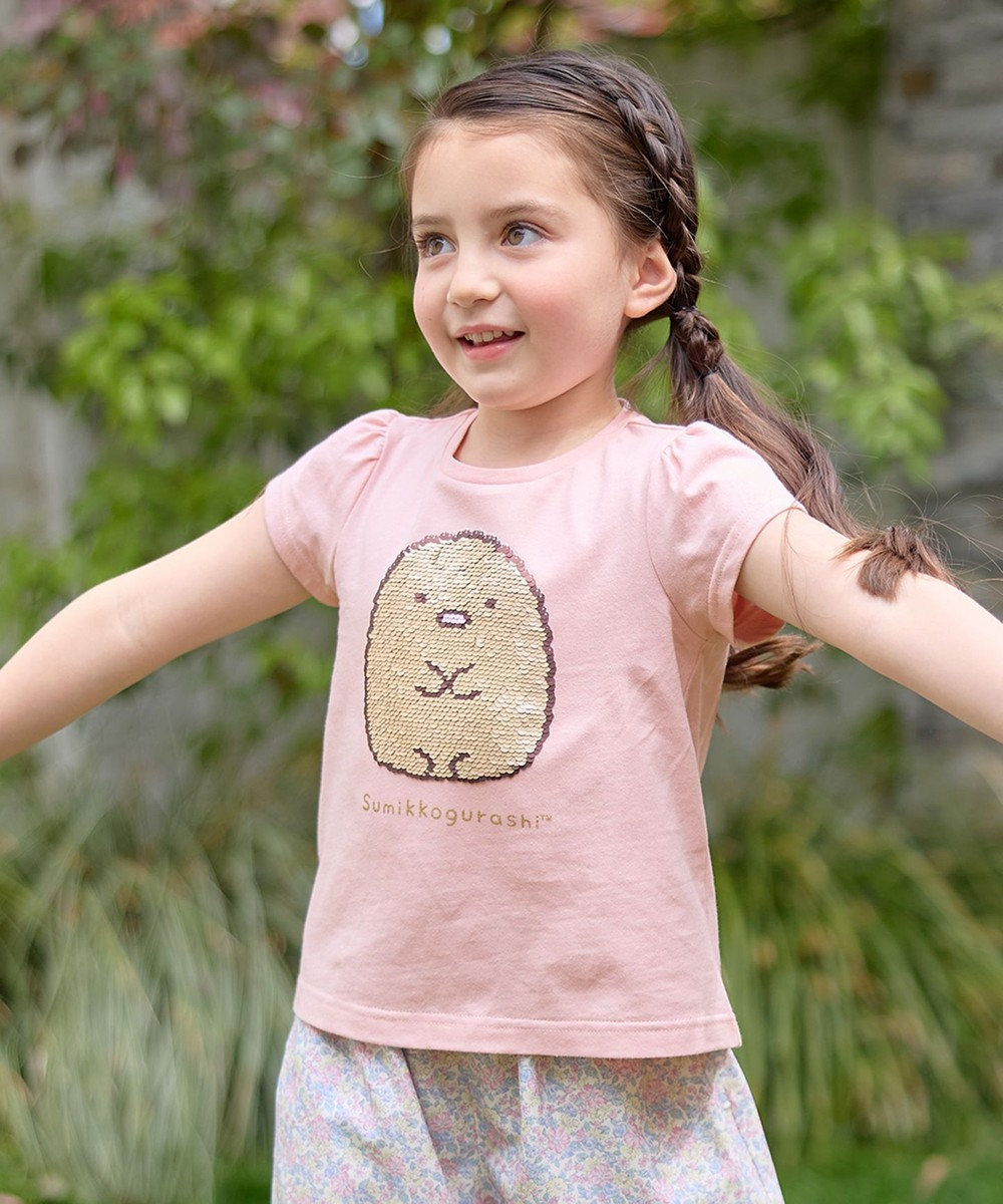 ANY KIDS 【WEB限定/すみっコぐらし】ミラクルスパンコールTシャツ 