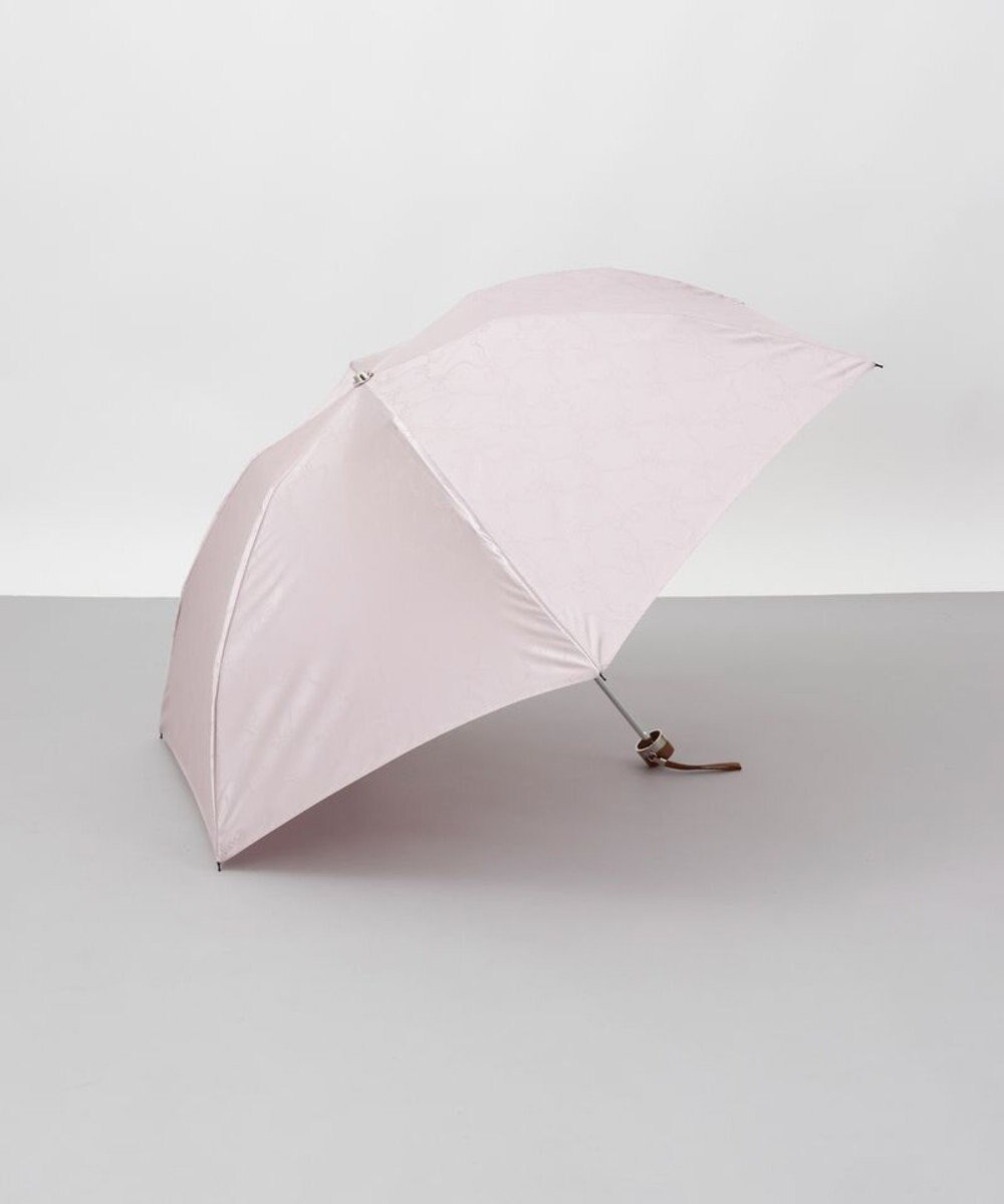 AURORA 【 NINA RICCI（ニナリッチ）】リボン柄無地ジャガード雨傘（折りたたみ傘） 