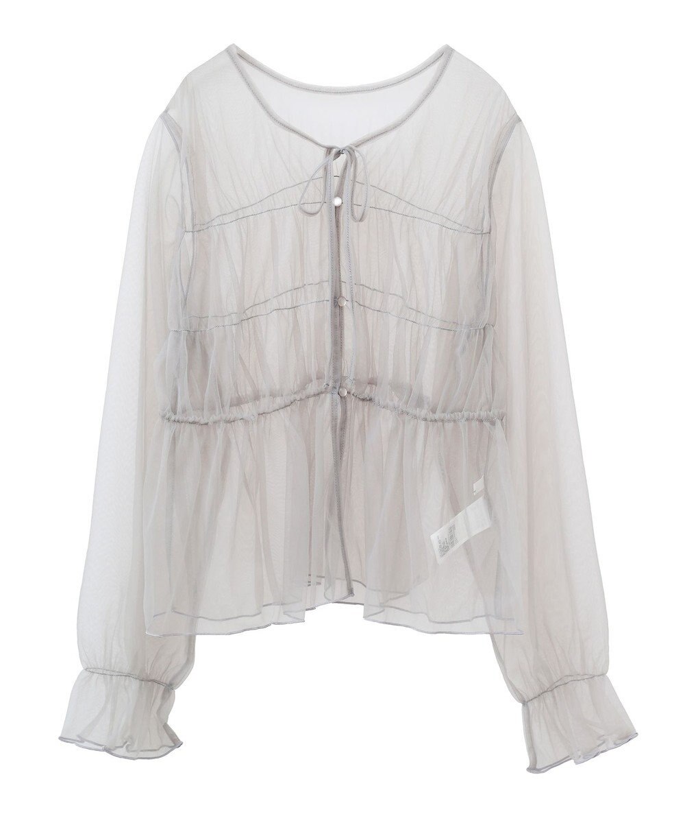 CRAFT STANDARD BOUTIQUE チュール２ｗａｙカーディガン 