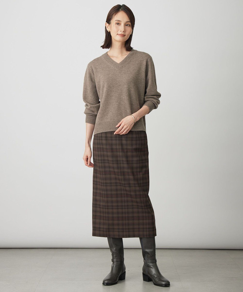 J.PRESS LADIES CASHBIT NEO Vネック ニット 