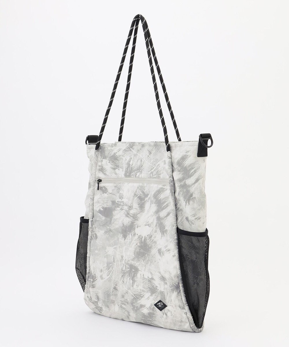 JOSEPH ABBOUD MOUNTAIN 【軽量/ECO撥水/ポケッタブル】エンボスプリント トートバッグ 