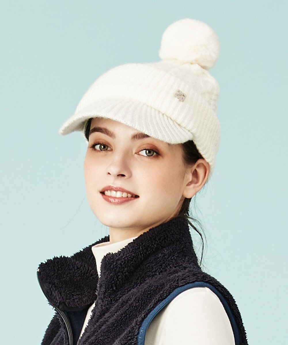 Women 防寒 ツバ付きニット帽 23区golf ファッション通販 公式通販 オンワード クローゼット Women 防寒 ツバ付きニット帽 23区golf ファッション通販 公式通販 オンワード クローゼット