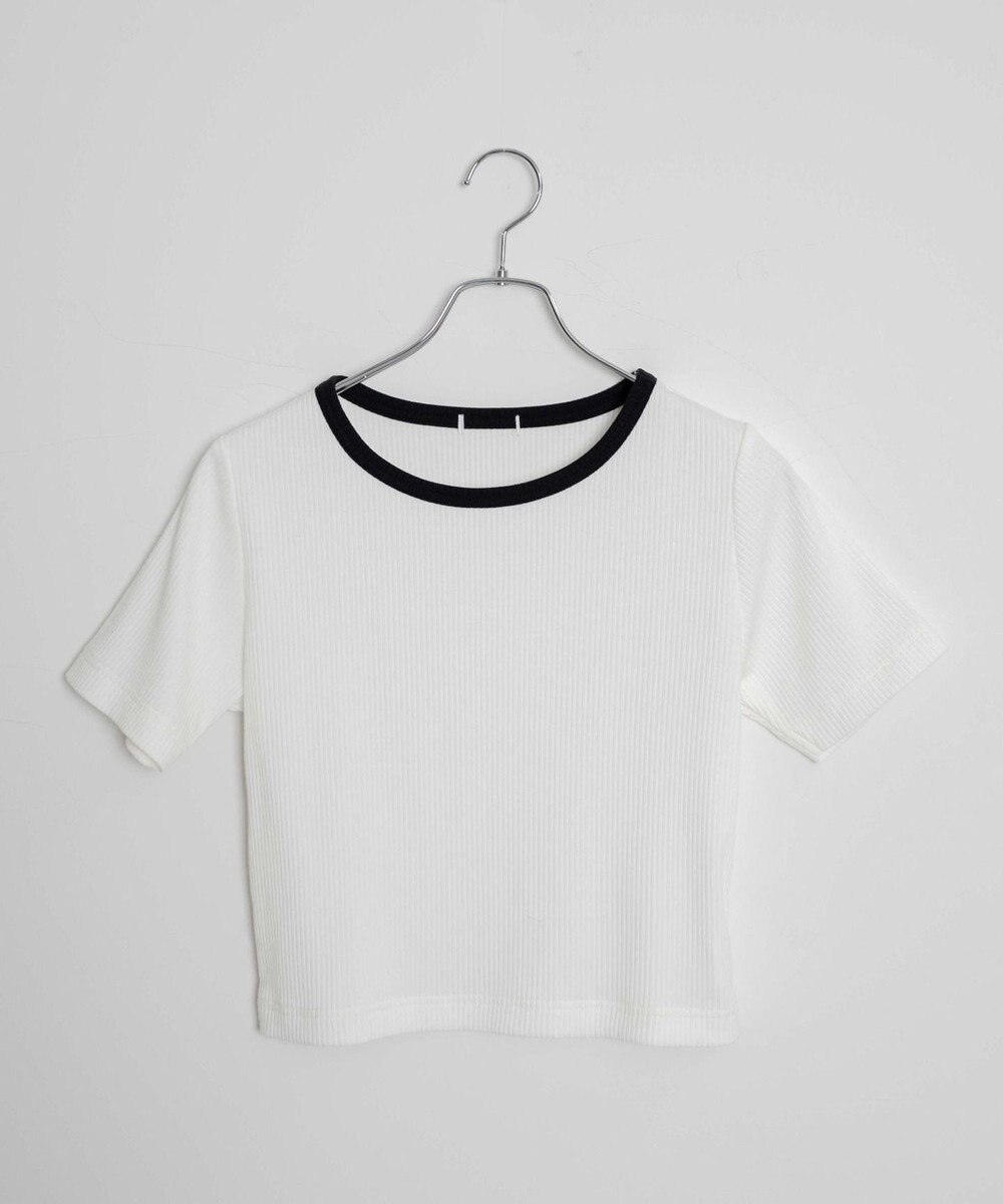 WEGO 【洗える/SML】コンパクトリブT 