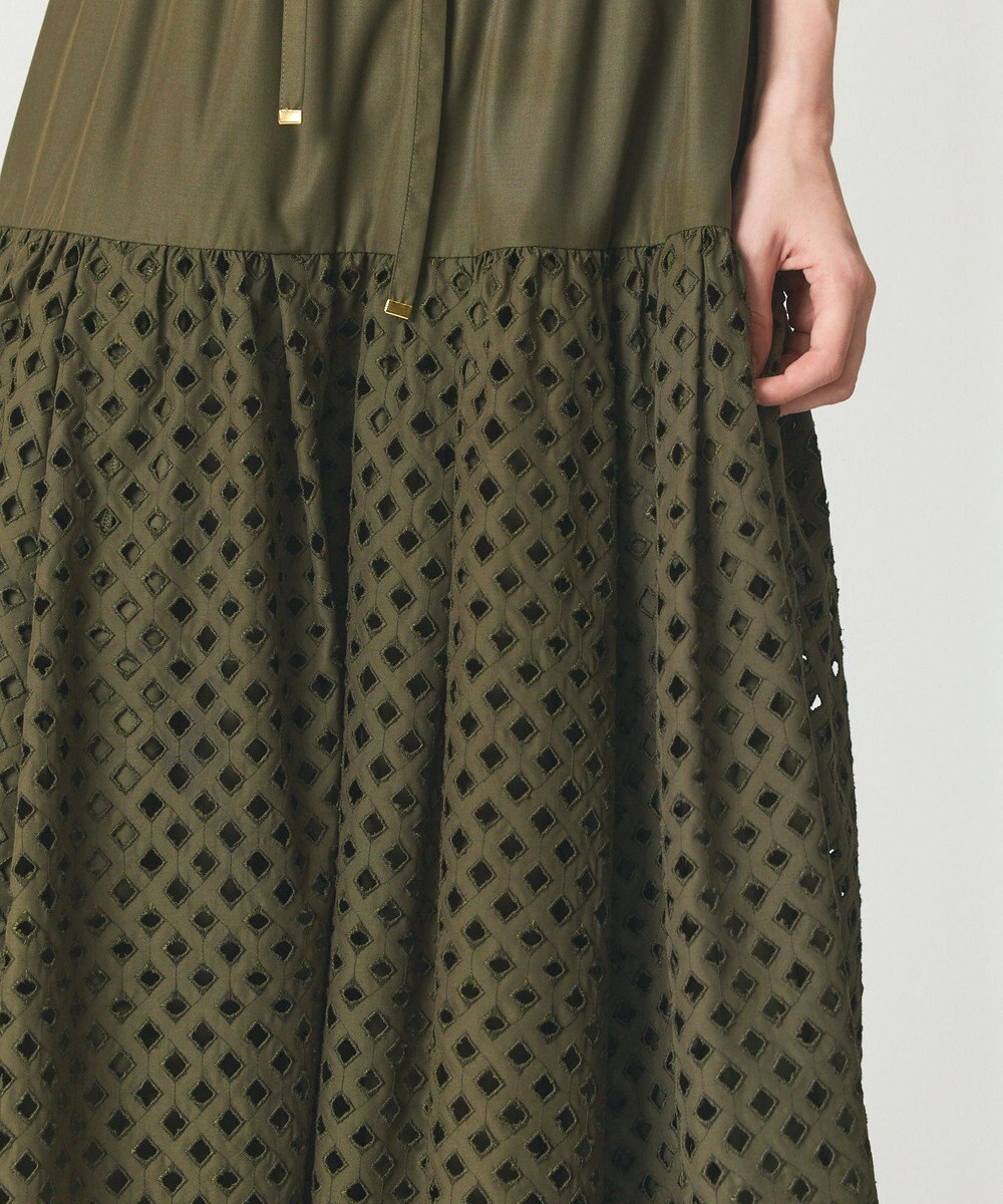 GRACE CONTINENTAL メッシュカットワークスカート 