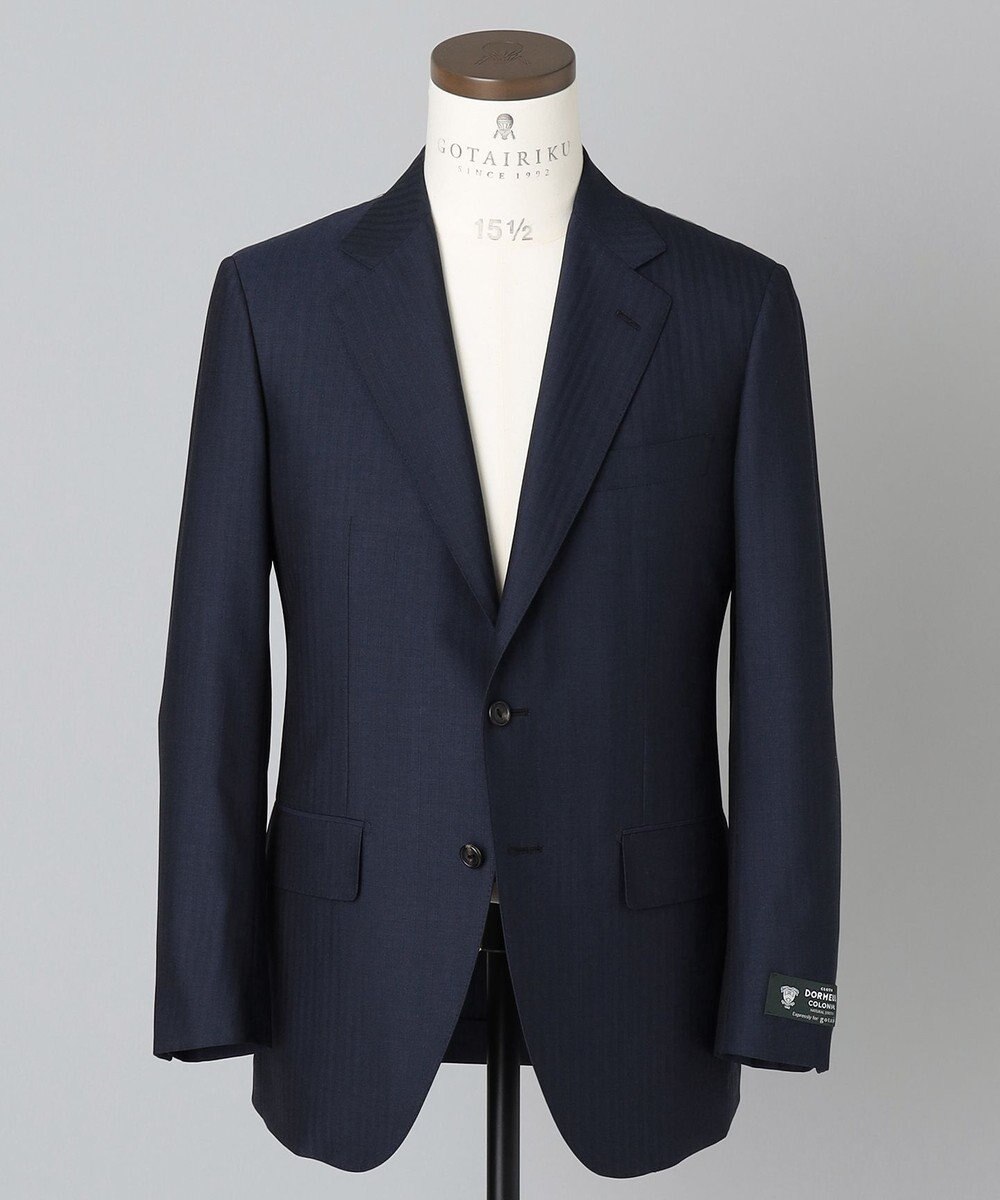 【DORMEUIL】COLONIAL スーツ（※店頭にてパターンメイド受注のみ可能）, ネイビー系1, 38