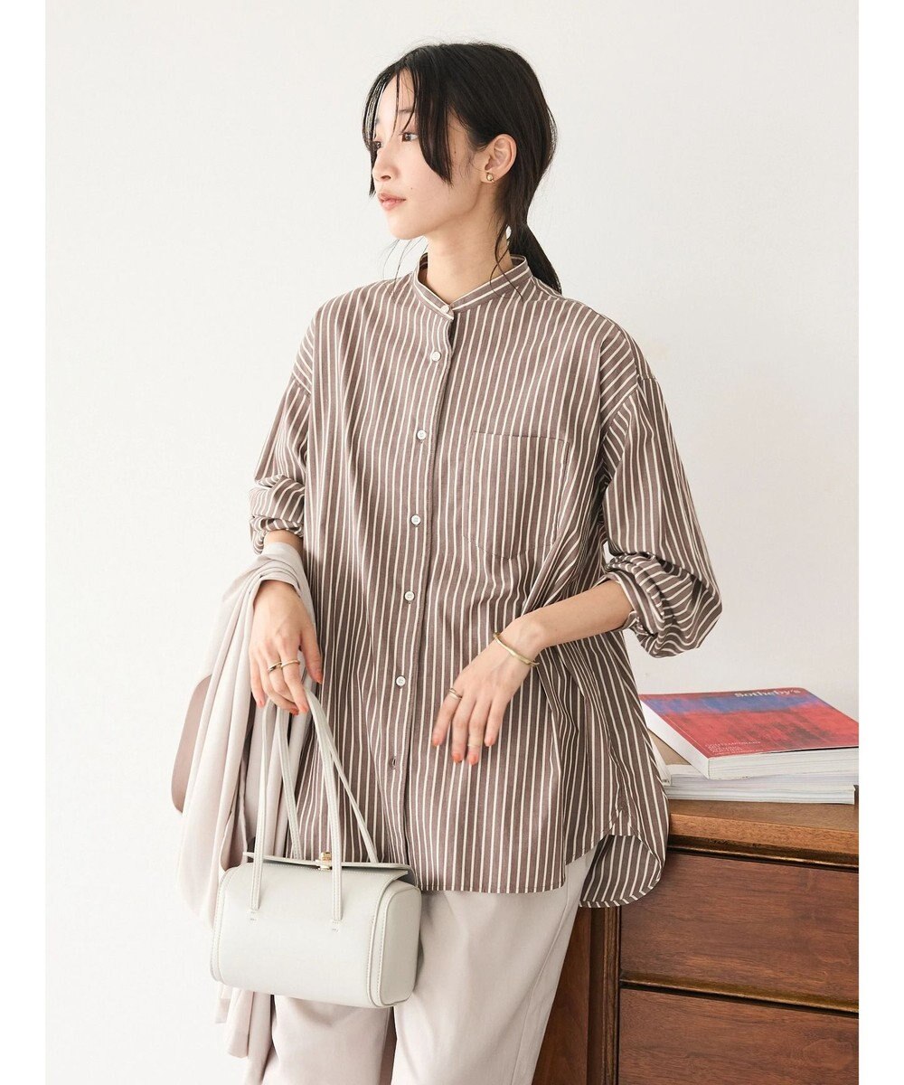 CRAFT STANDARD BOUTIQUE バンドカラーシャツ 