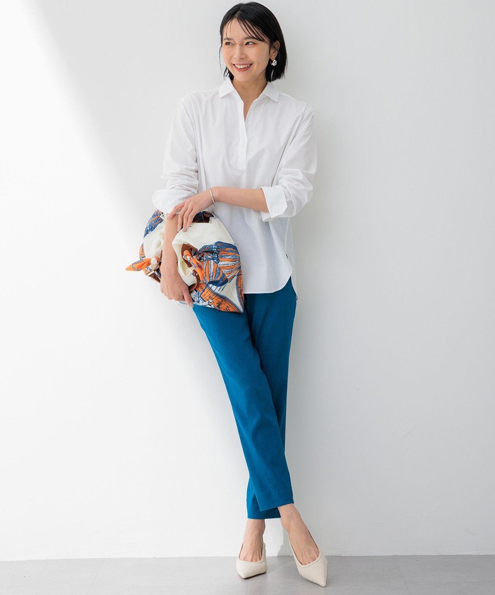 23区 S 【Oggi4月号掲載/洗える】CANCLINI スキッパー シャツ 