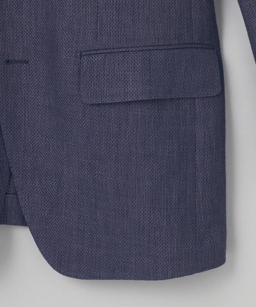 GOTAIRIKU 【DORMEUIL】ドーメル HEXAGON リネン ジャケット_ネイビー 