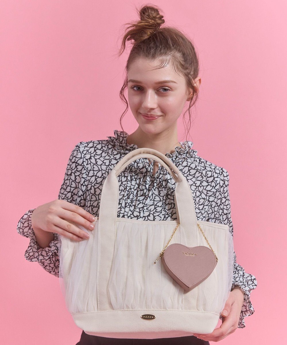 TOCCA GATHER TULLE TOTE キャンバストート 