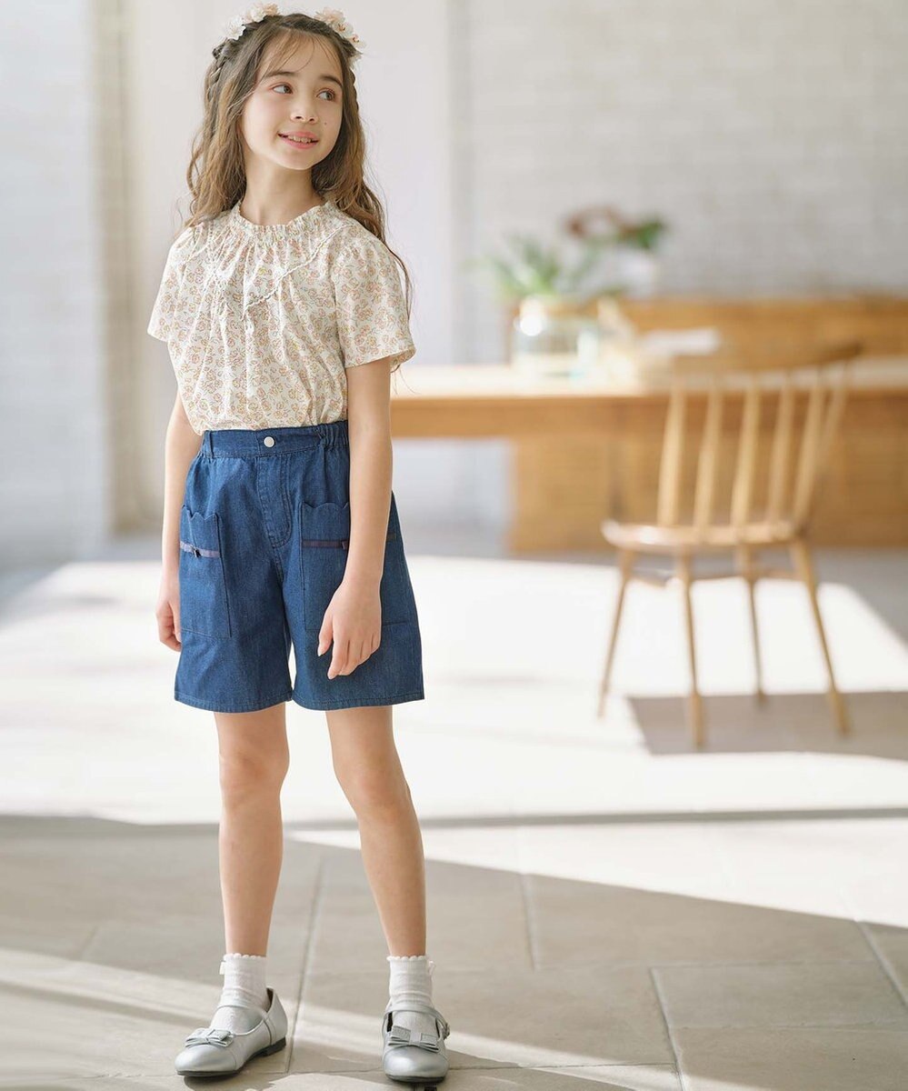 組曲 KIDS 【110-140㎝】サクラララ・ブラウス 