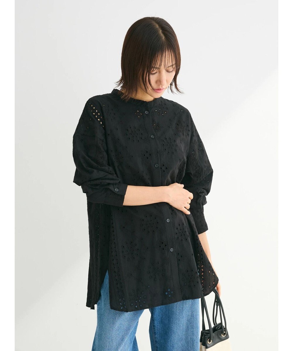 Green Parks ・ＳＵＧＡＲ　ＳＰＯＯＮ　刺繍レースシャツチュニック 