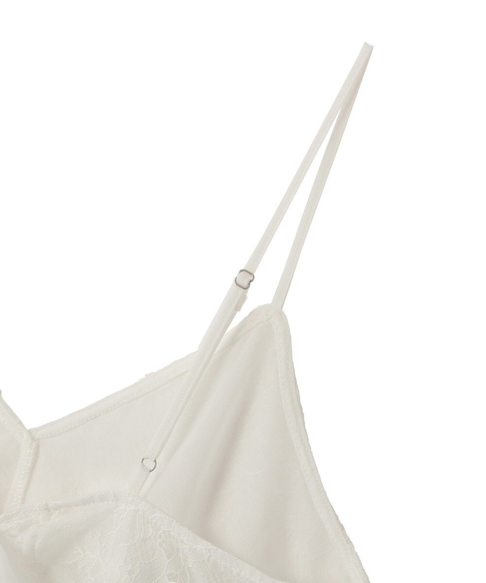 earth music&ecology フリンジレースバックリボンキャミ 