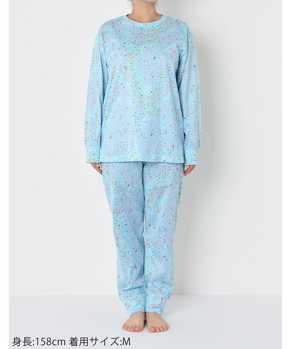 tsumori chisato SLEEP パジャマ　長袖　長ズボン  ルームウエア  綿100%　/ワコール　UDX549 