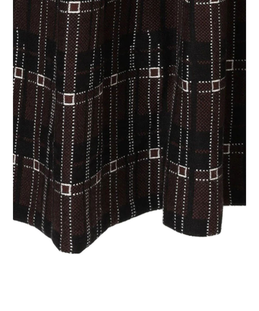 AMERICAN HOLIC ニットプリーツライクチェックスカート 