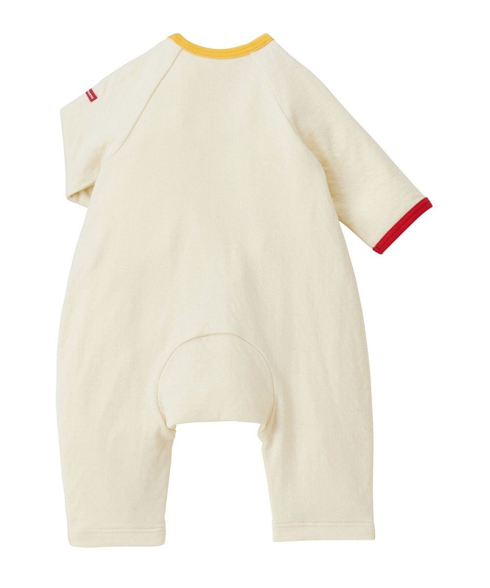 MIKI HOUSE HOT BISCUITS 【60-80cm】 接結天竺 カバーオール 