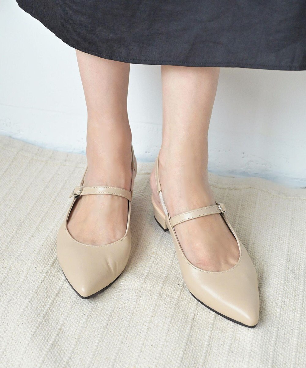 Pointer 日本製 本革ベルト付きミュール 