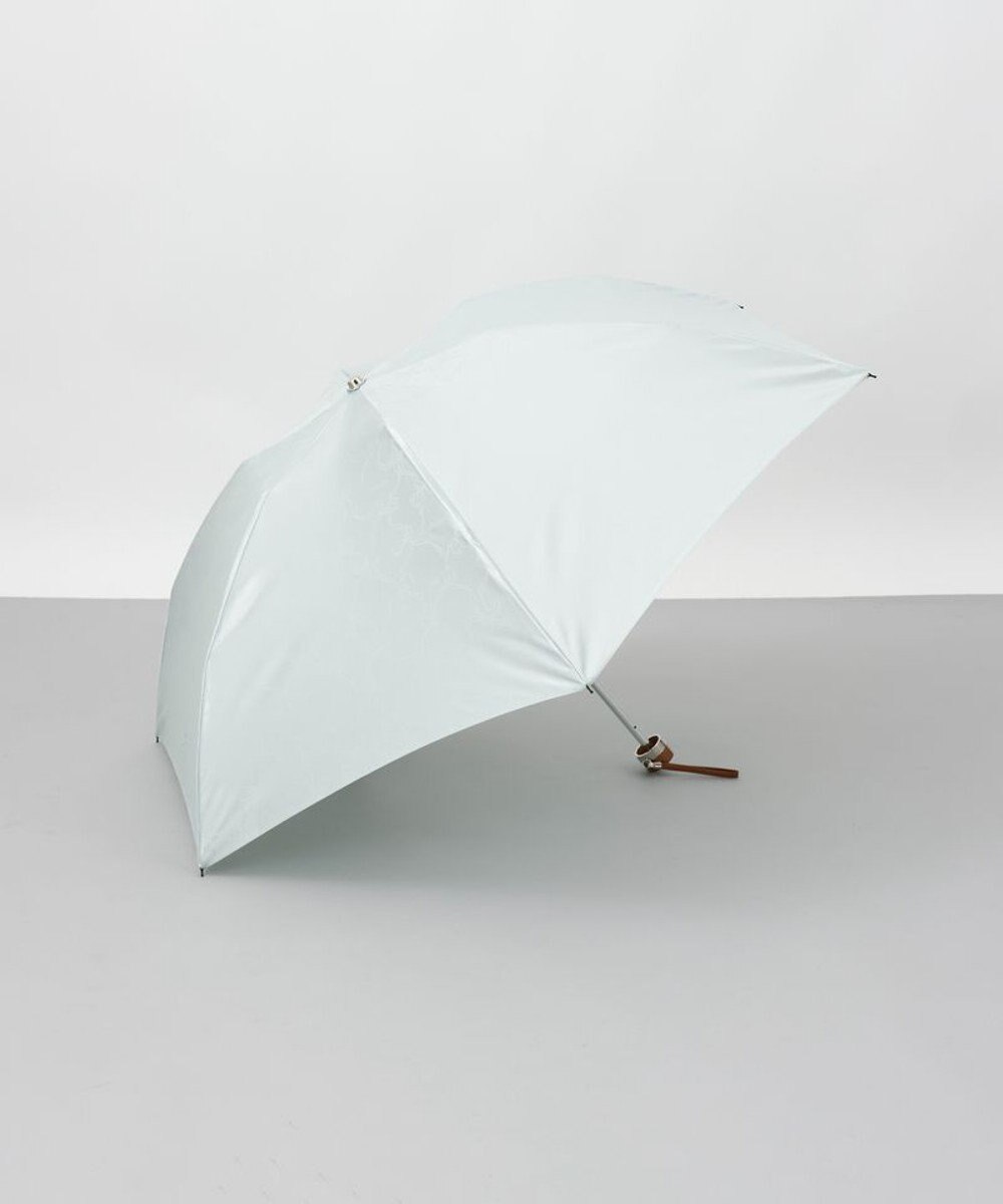 AURORA 【 NINA RICCI（ニナリッチ）】リボン柄無地ジャガード雨傘（折りたたみ傘） 