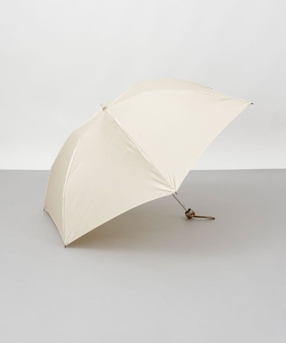 AURORA 【 NINA RICCI（ニナリッチ）】リボン柄無地ジャガード雨傘（折りたたみ傘） 