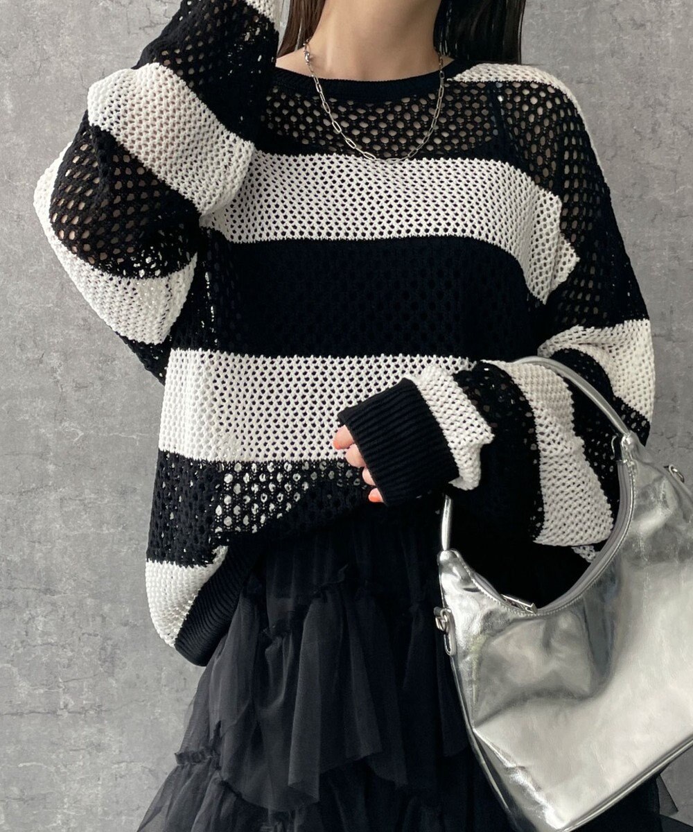 WEGO ボーダーニットビッグPO 