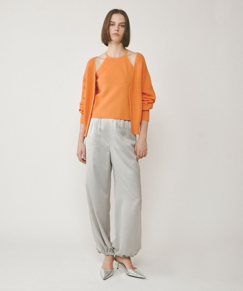 GRACE CONTINENTAL ハイゲージ畦ニットカーディガン 