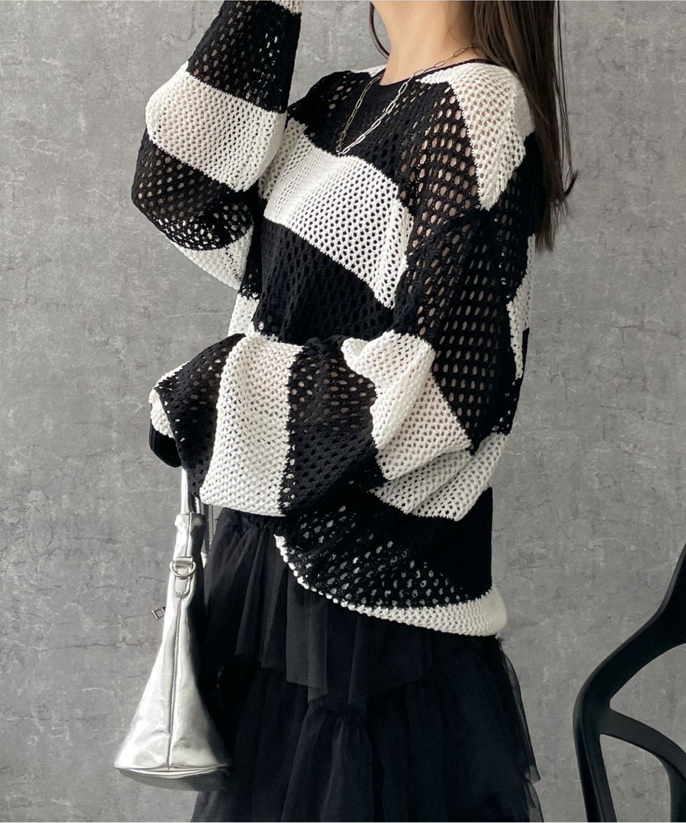 WEGO ボーダーニットビッグPO 