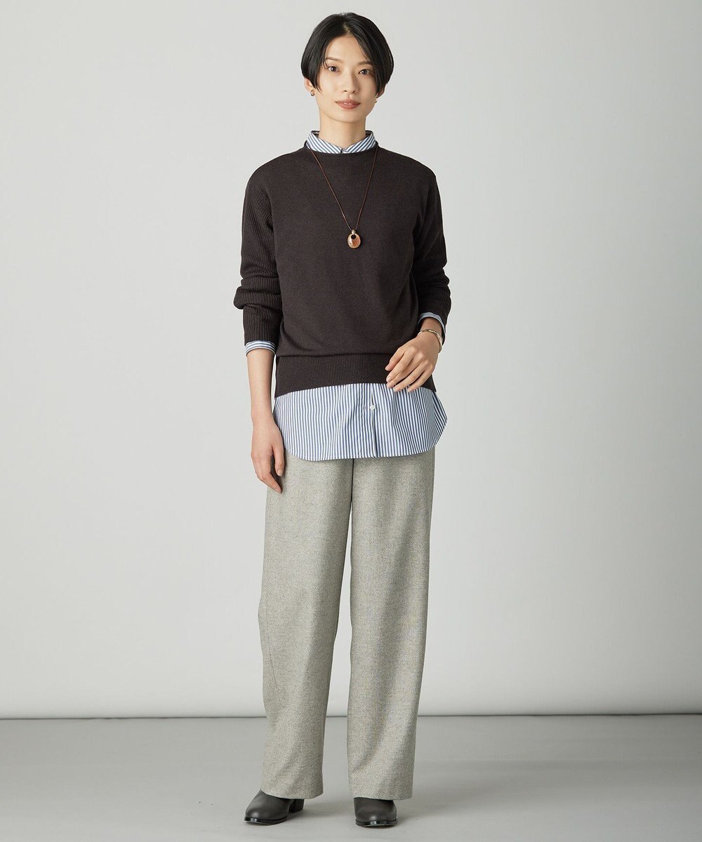 J.PRESS LADIES 【リバーシブル】マーブル ネックレス 