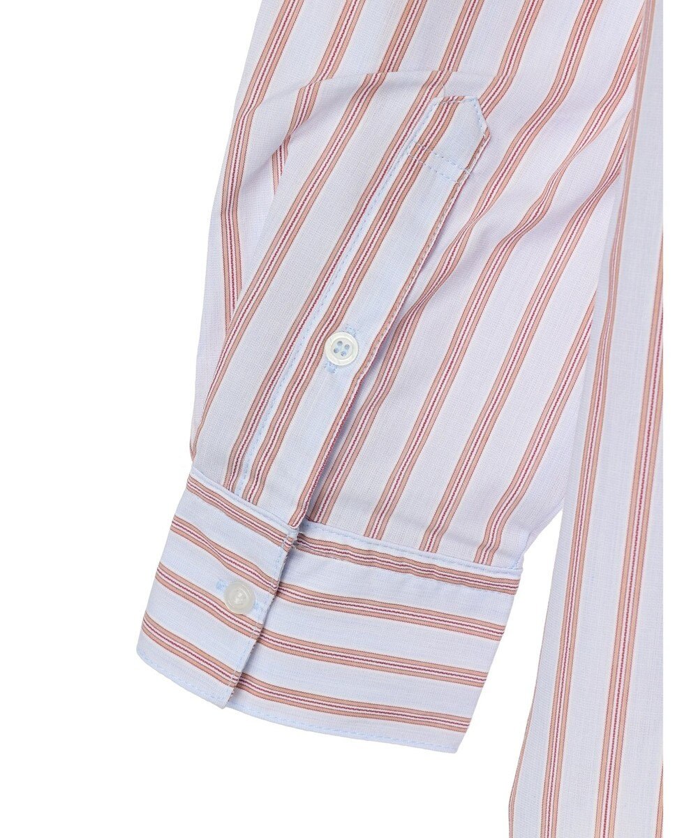 Green Parks イージーケア　ドビーストライプシャツ 