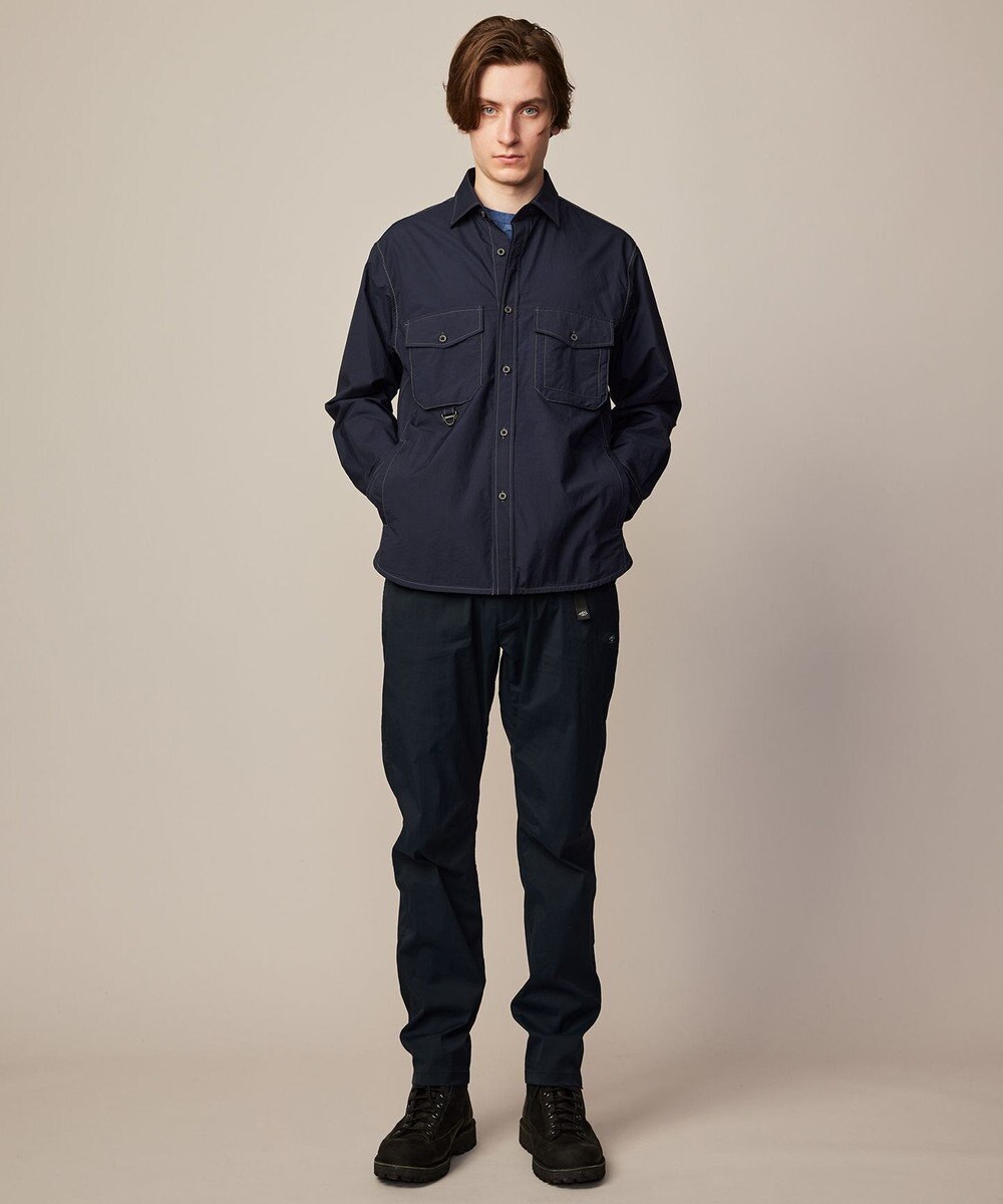 JOSEPH ABBOUD MOUNTAIN 【軽量/ECO撥水/ストレッチ/男女兼用】ライトワッシャー アウトドアシャツ 