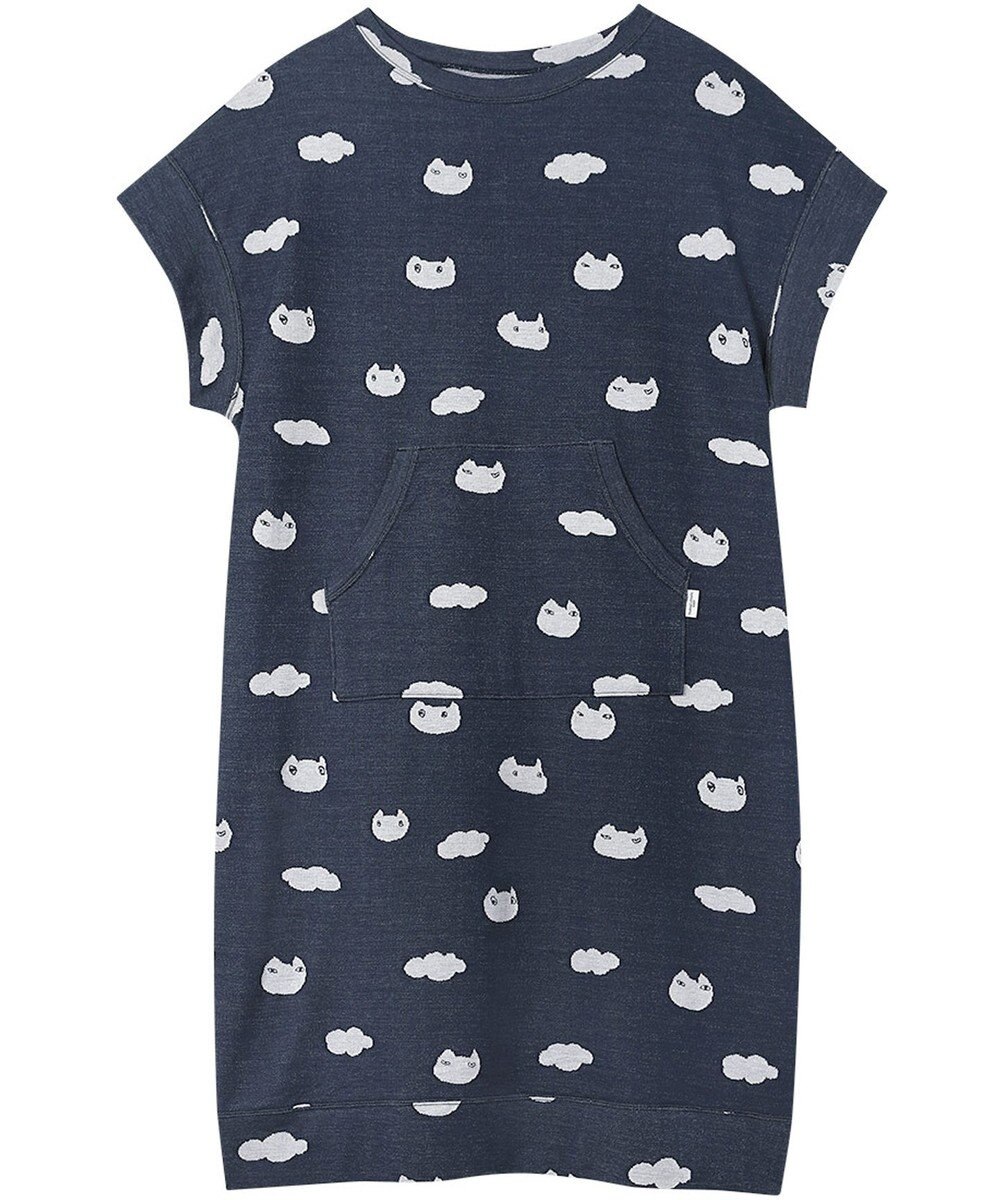 tsumori chisato SLEEP ツモリチサト ワンピース 綿100%(本体) ジャカード 4分袖 ロング丈 レディース UNX105/ワコール 