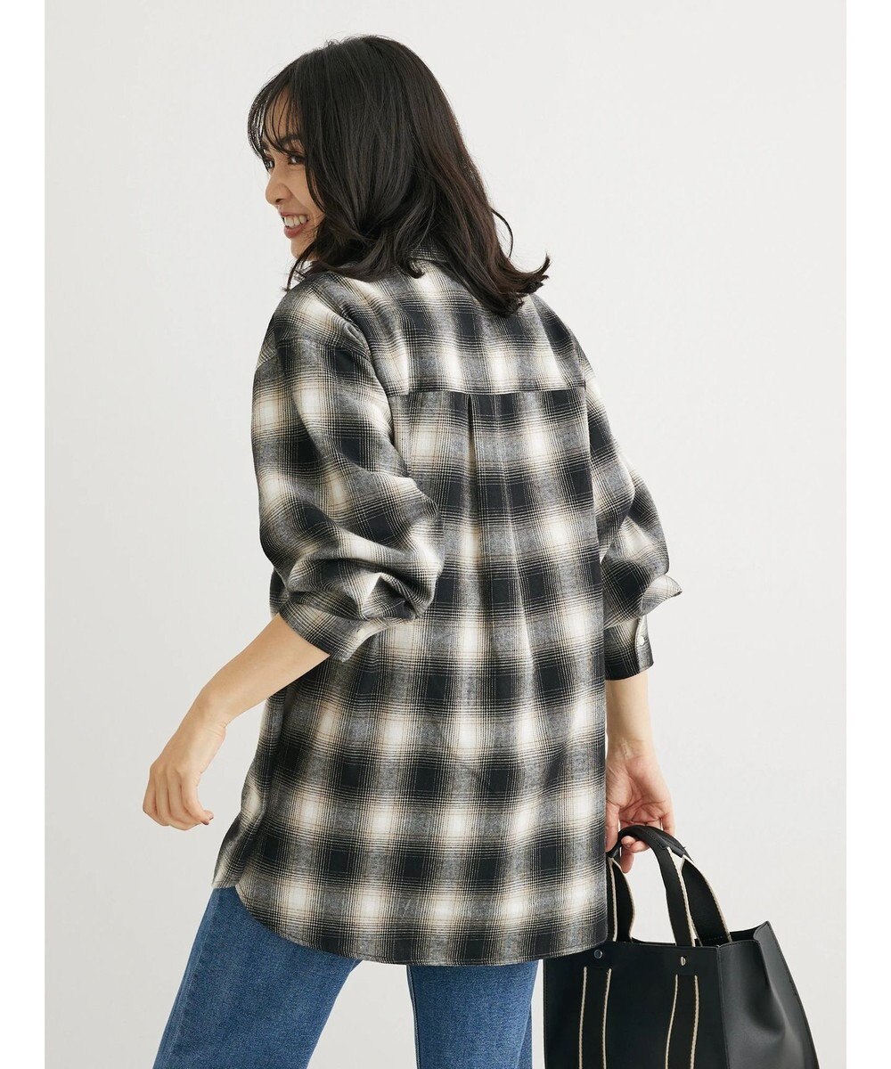 Green Parks ネルチェックシャツ 