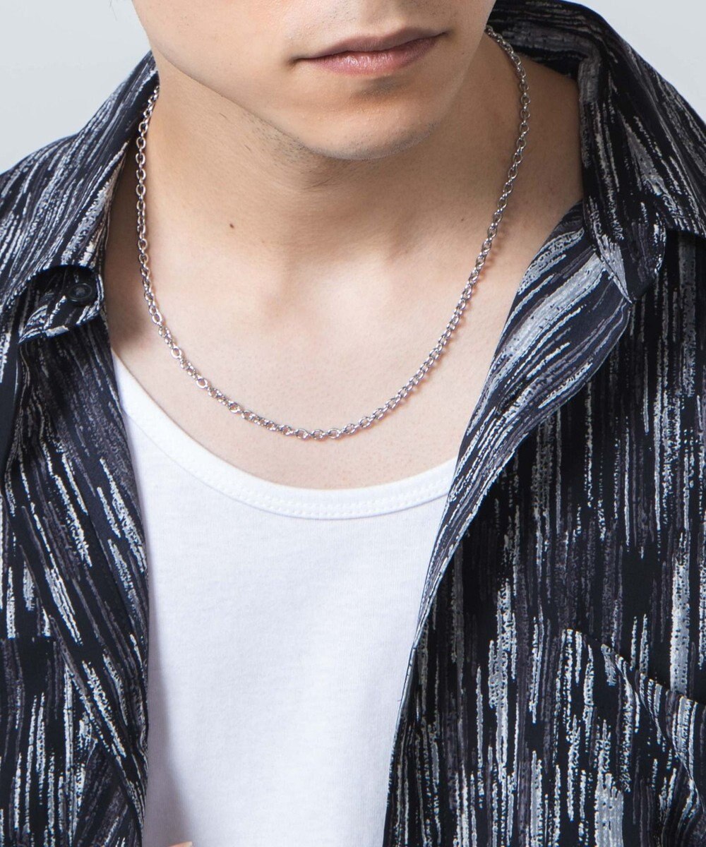 WEGO ステンレスチェーンネックレス50cm 