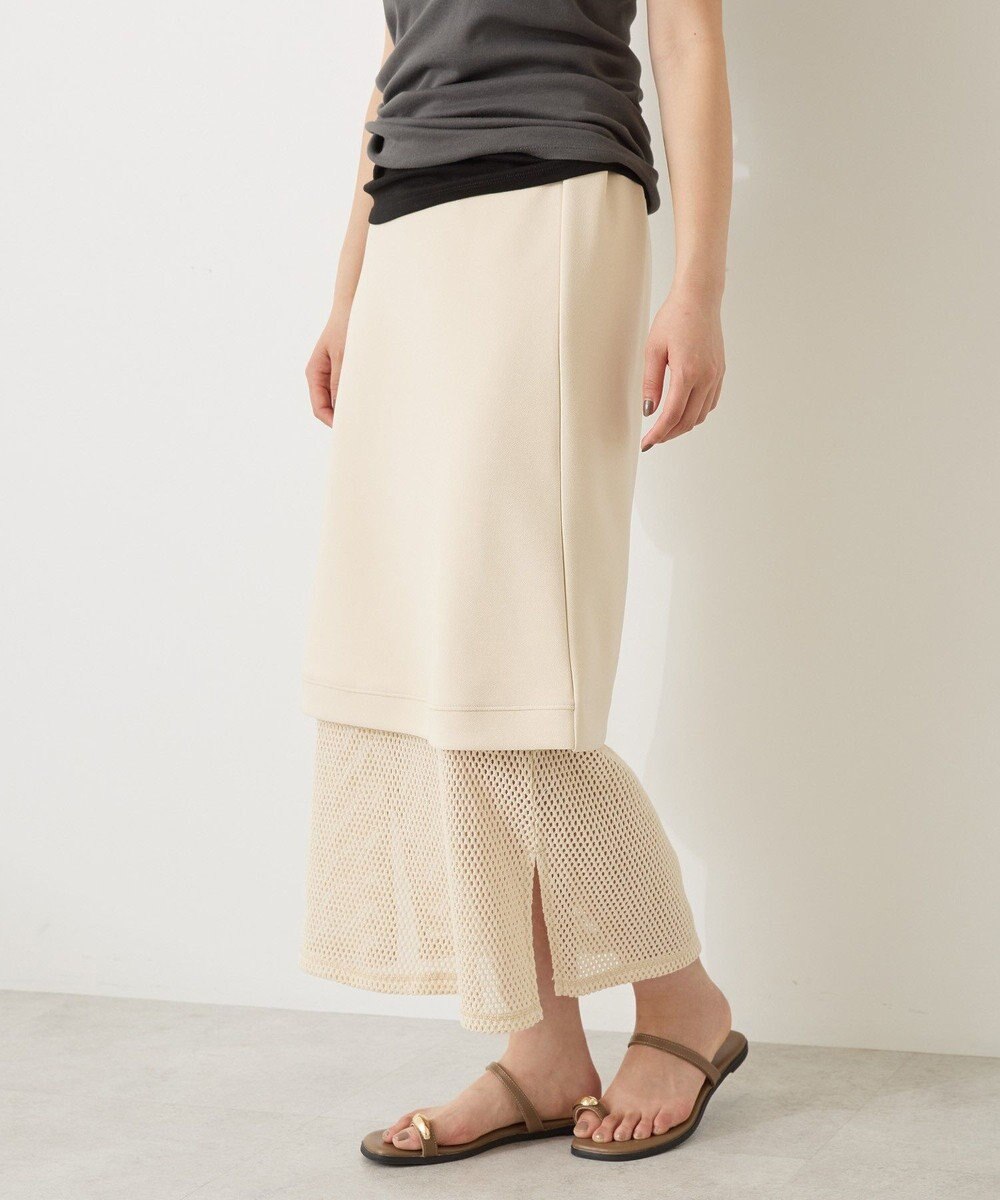 AMERICAN HOLIC 【WEB限定】レイヤード風スカート 