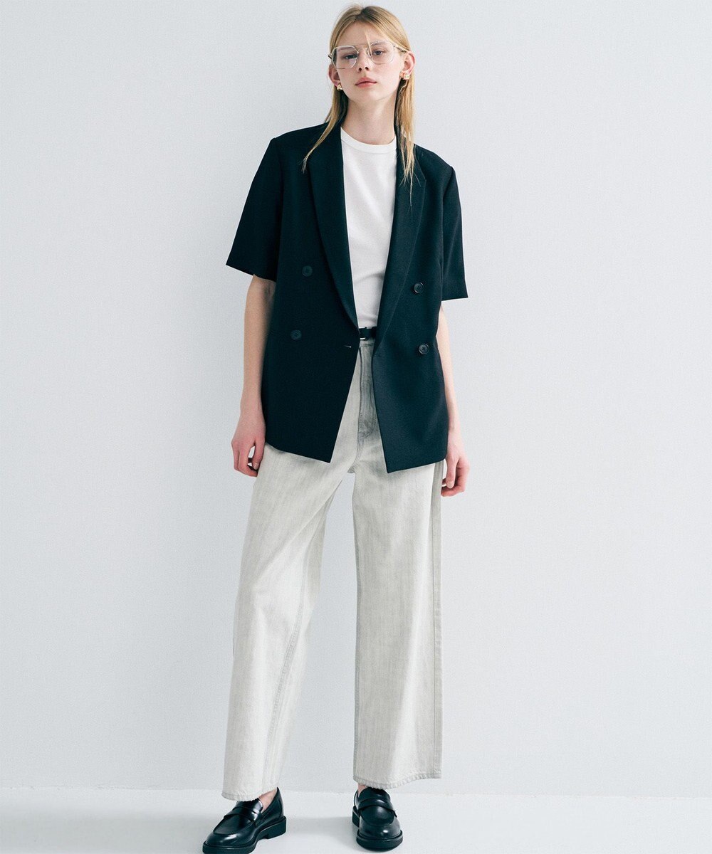 uncrave ウォッシャブルドライサップ ハーフスリーブジャケット 