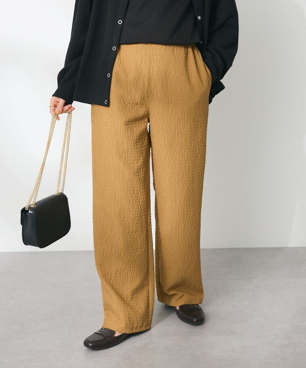 CRAFT STANDARD BOUTIQUE ふくれジャガードパンツ 