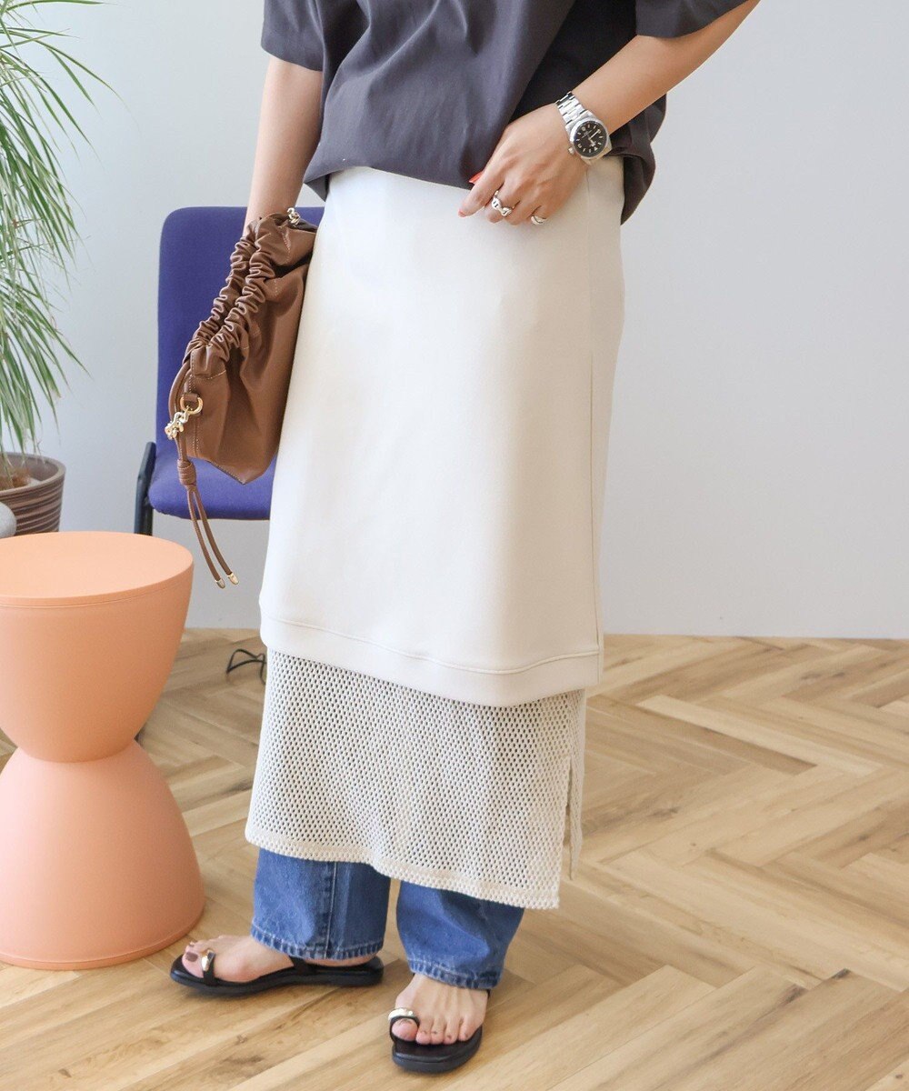 AMERICAN HOLIC 【WEB限定】レイヤード風スカート 