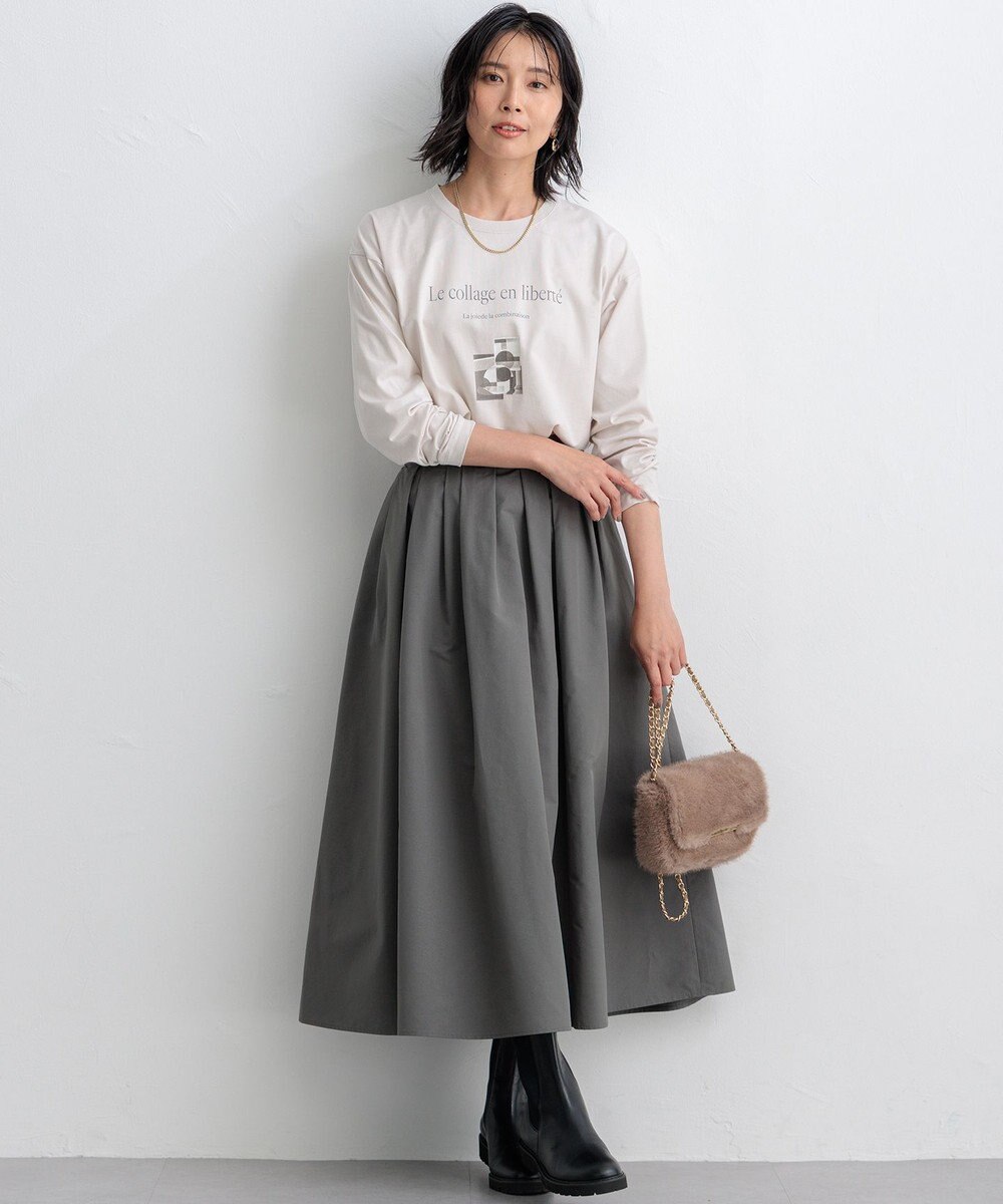 23区 L 【洗える】Le collage ロゴロンTEE 