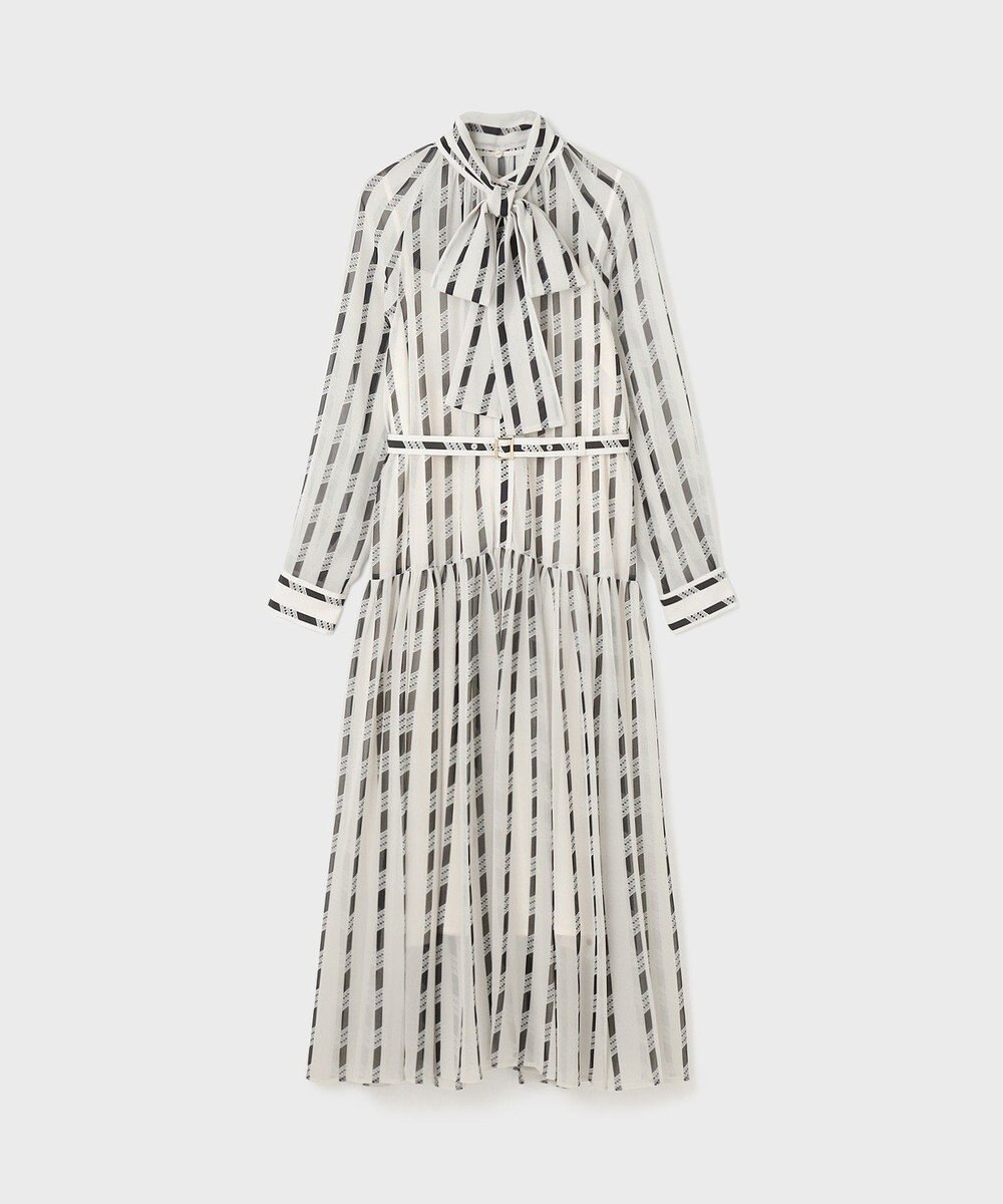 GRACE CONTINENTAL ハートストライプワンピース 