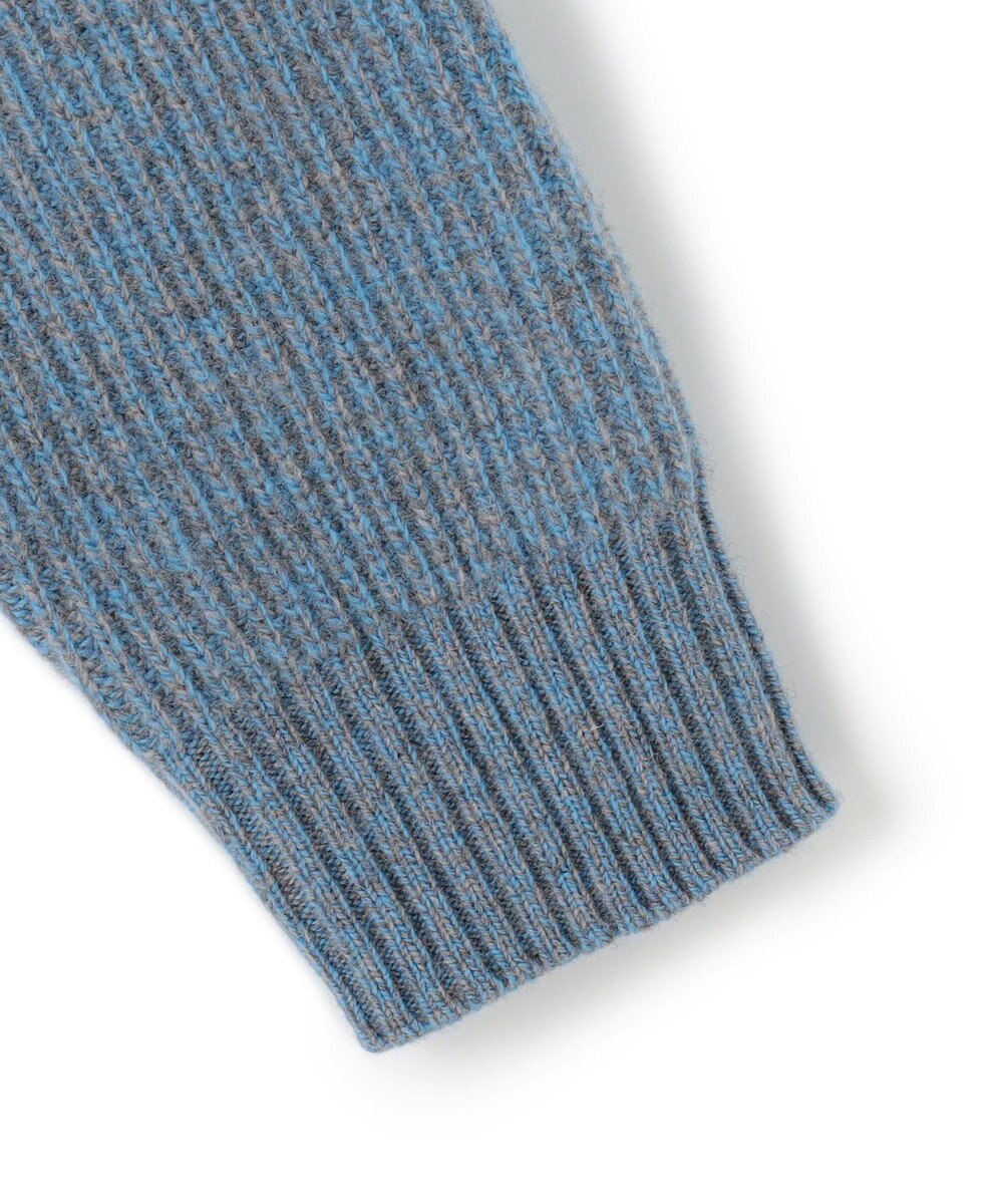 J.PRESS MEN 【KING SIZE】【Cash Lamb’s Wool】ハーフジップニット 