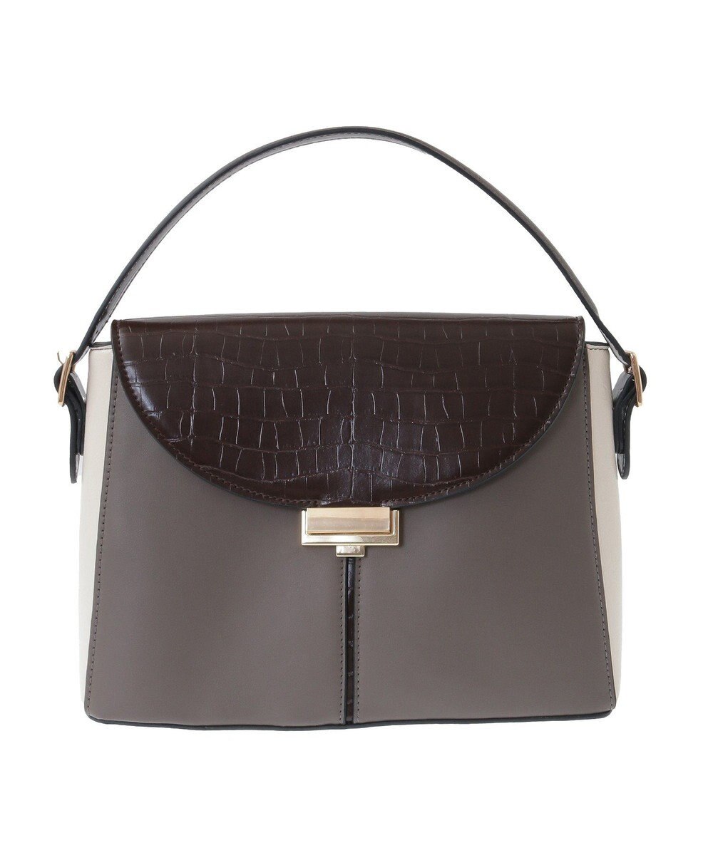 YECCA VECCA 配色メタルポイントバッグ 