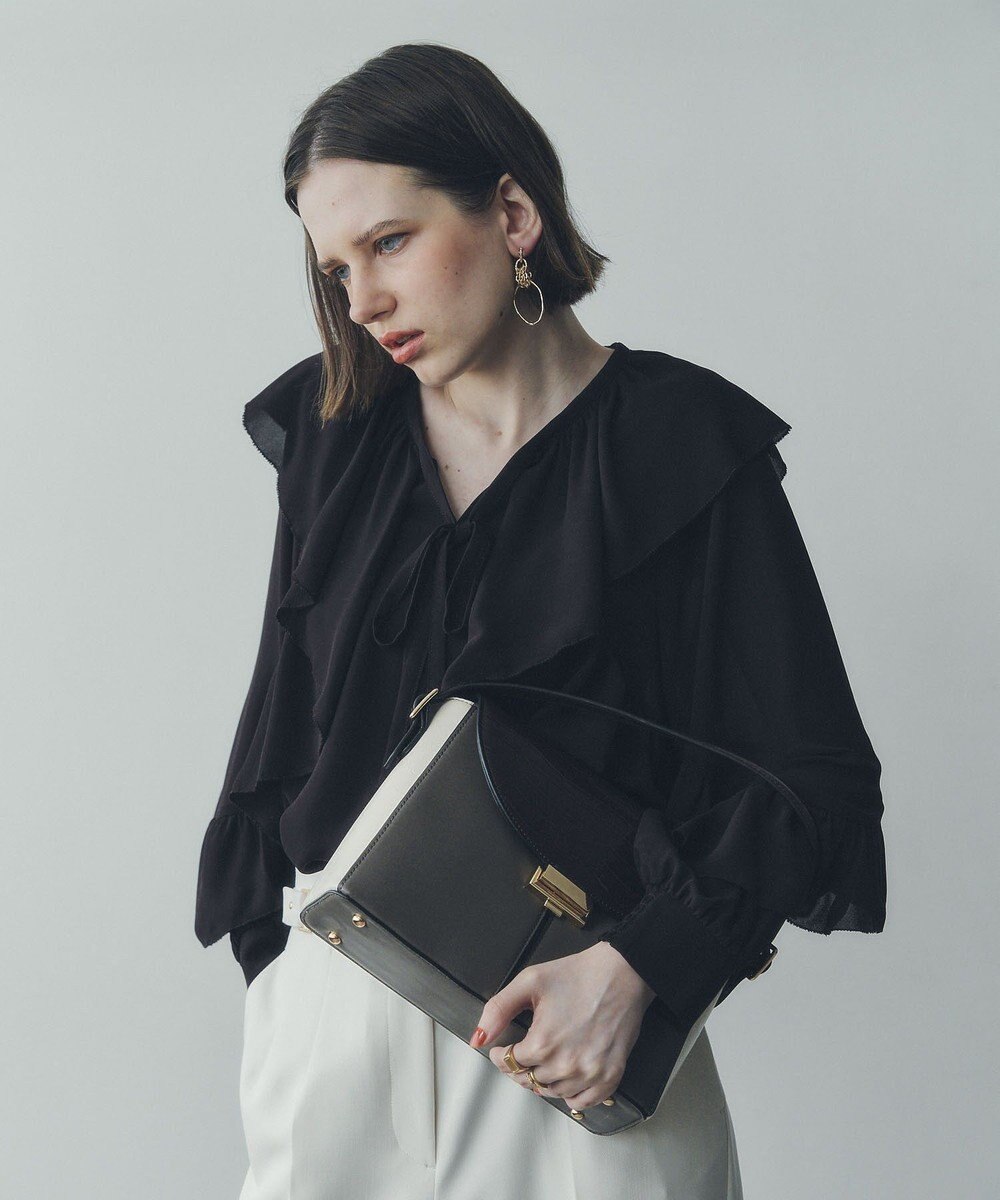 YECCA VECCA 配色メタルポイントバッグ 