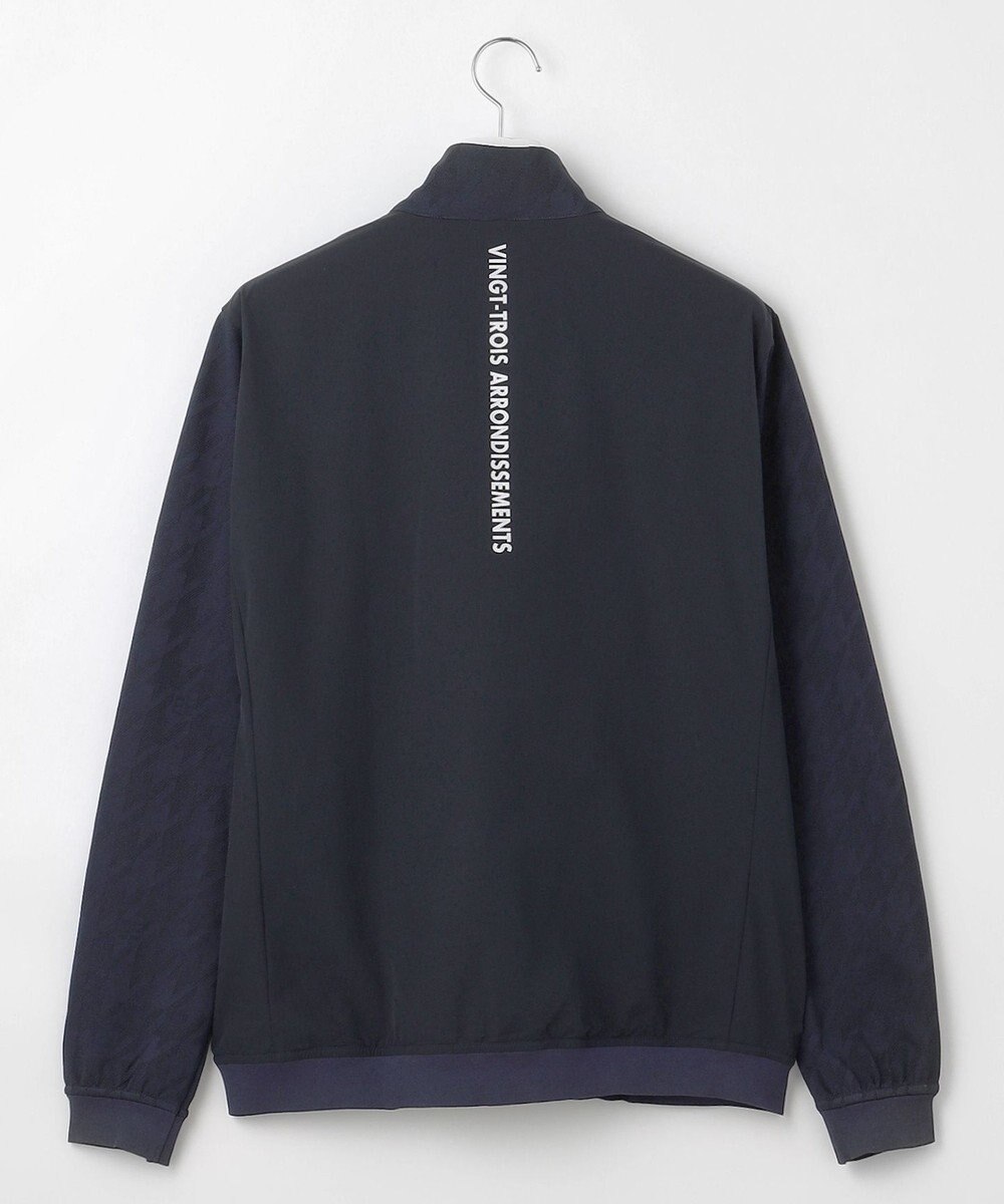 23区GOLF 【MEN】【UVカット】千鳥ジャカードニットブルゾン 