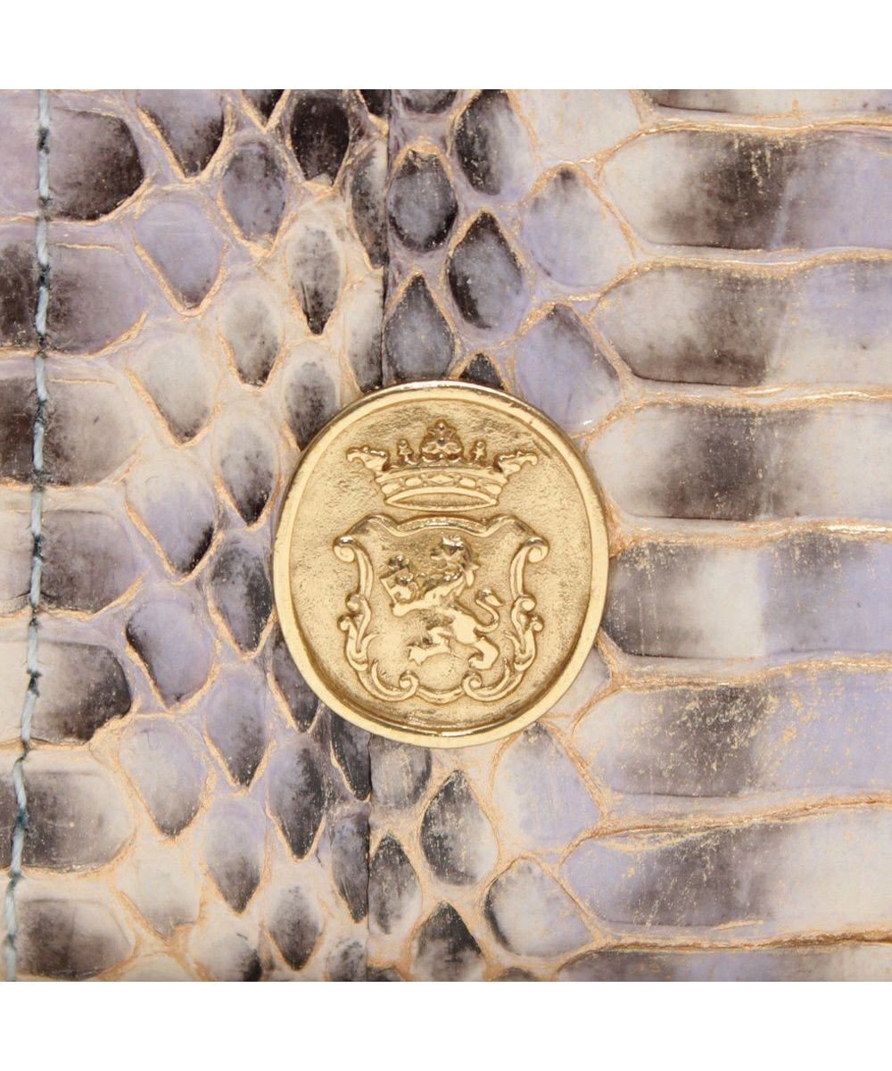 A.D.M.J. 【スネークレザー】ガマグチウォレット 