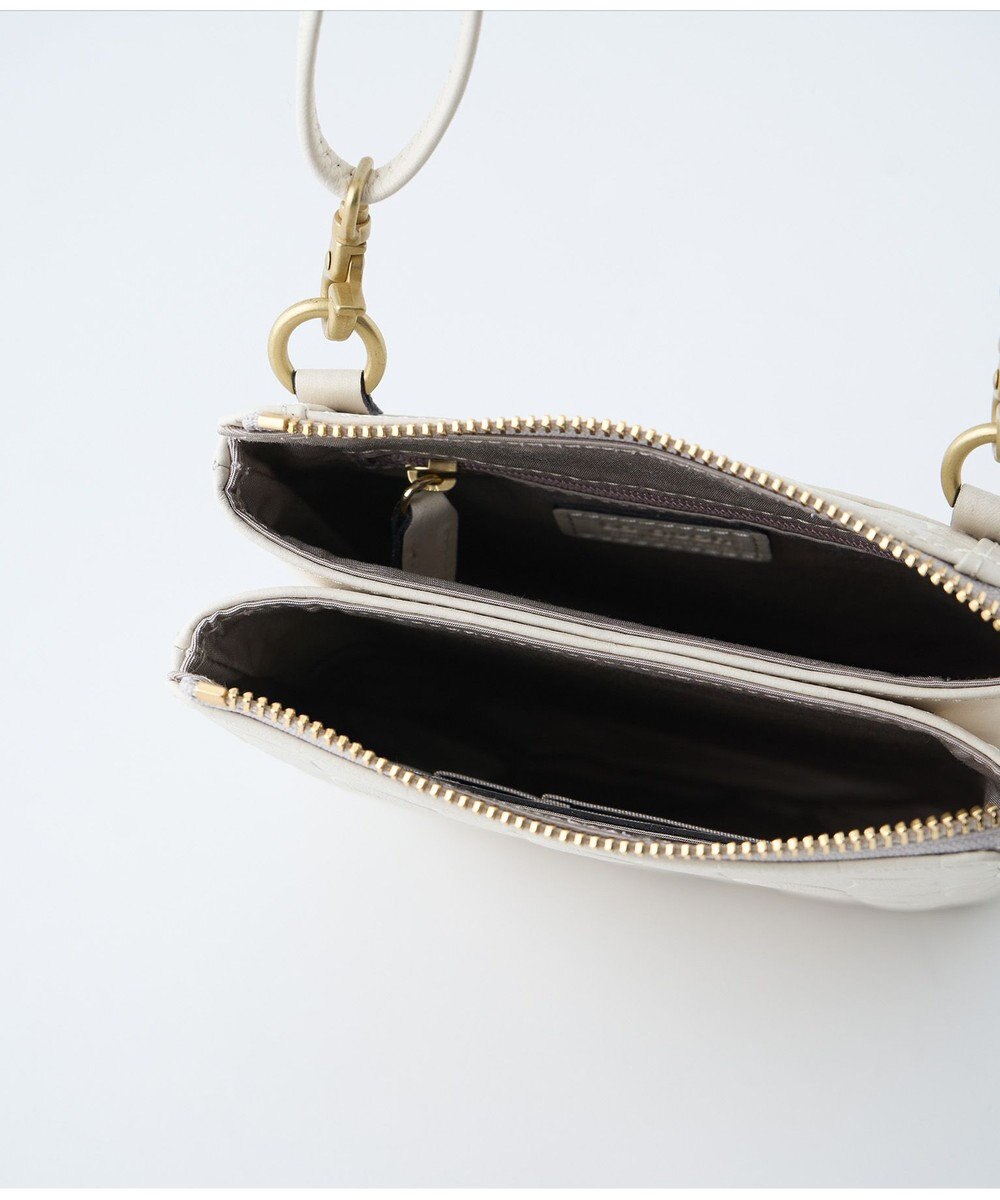 MIYABIYA 南蛮七宝 ソフトレザー ダブルポシェット 