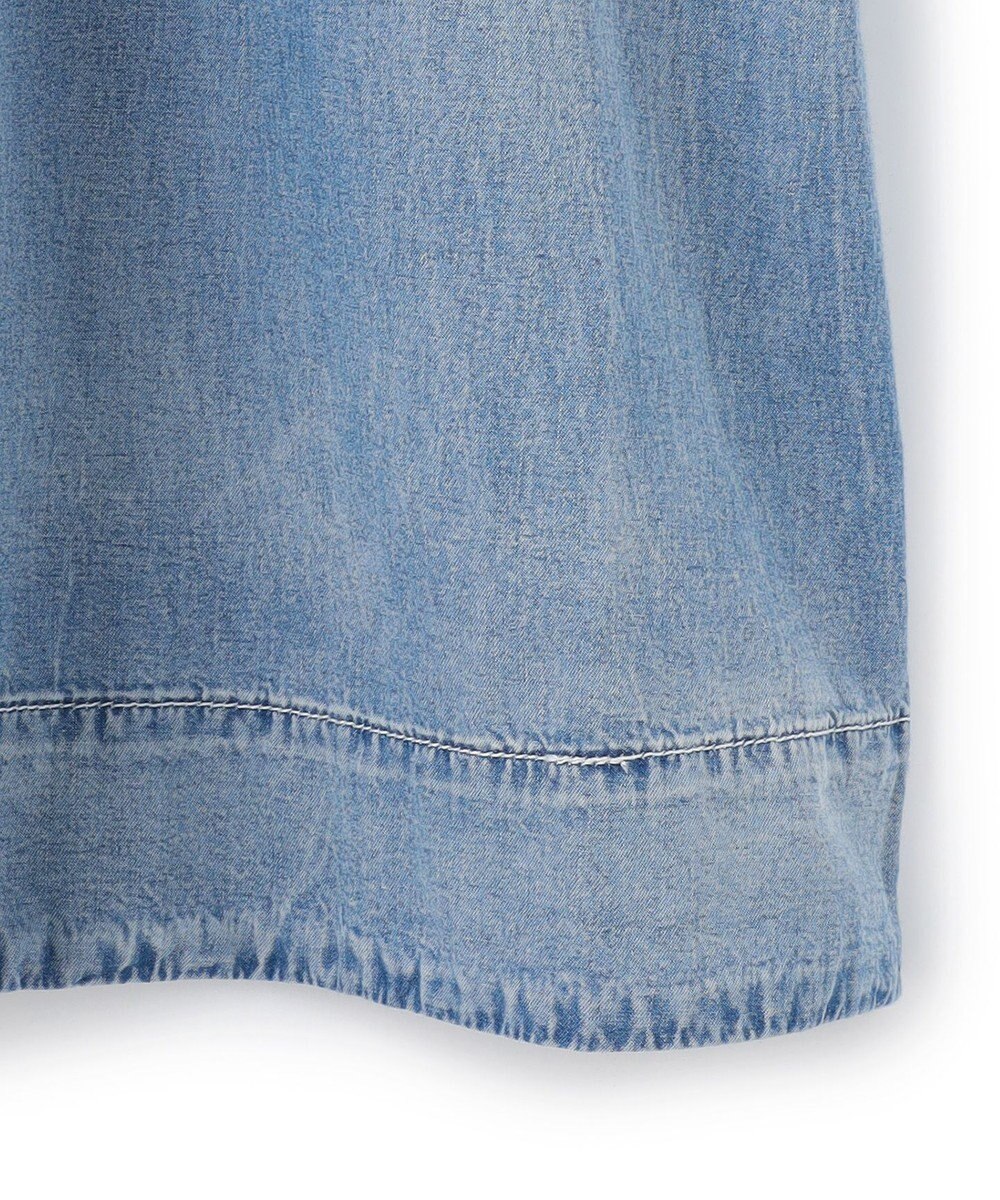 J.PRESS YORK STREET 【WOMEN】ライトダンガリー ツイストスリーブワンピ－ス 