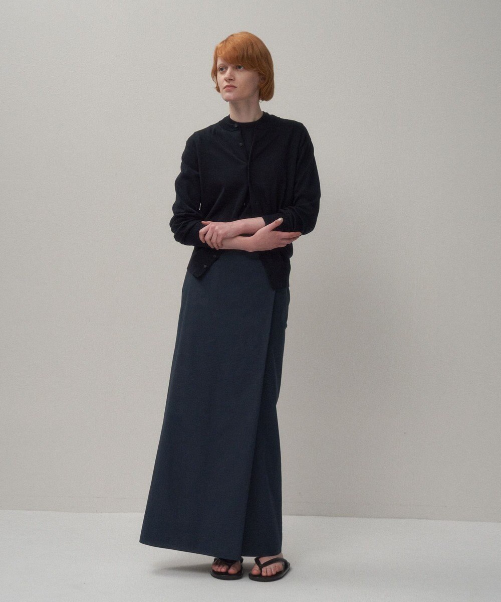 ATON COTTON BROAD | ラップスカート 