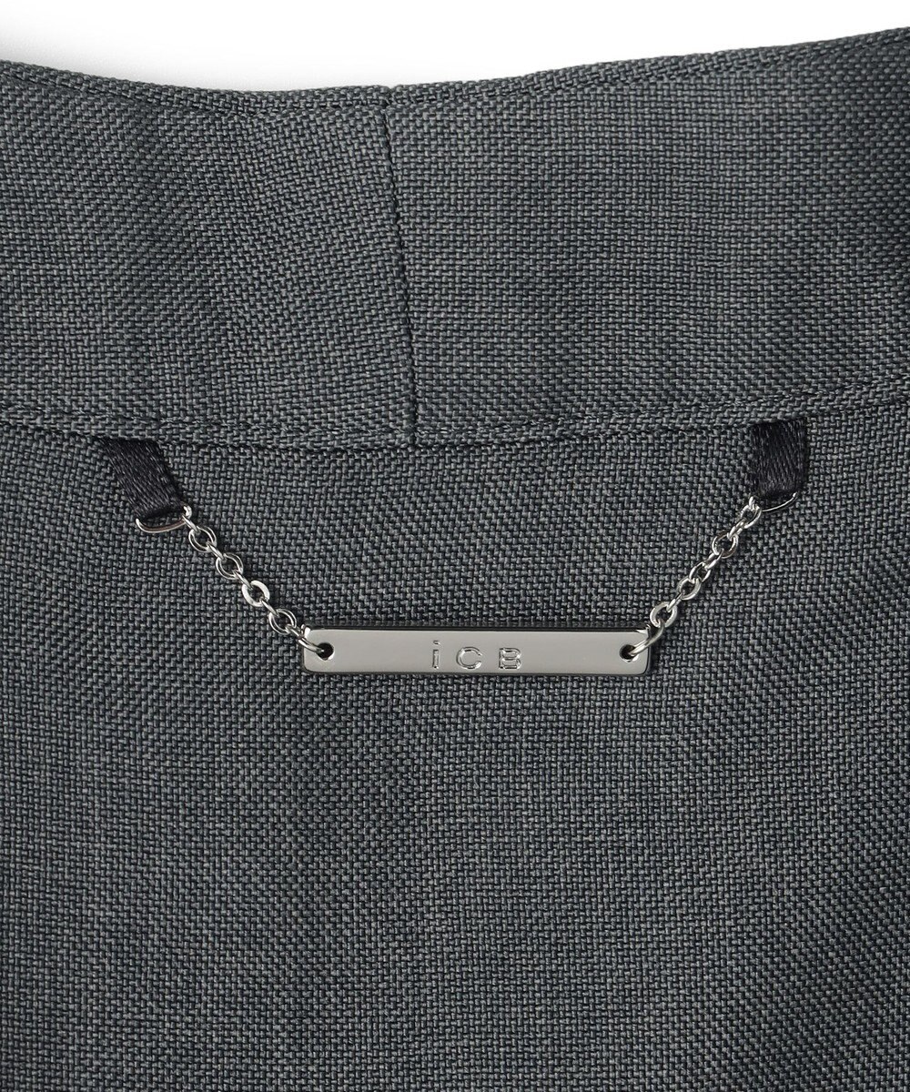 ICB L 【WEB＆一部店舗限定】 SerikaWorsted ノーカラーロングジレ 