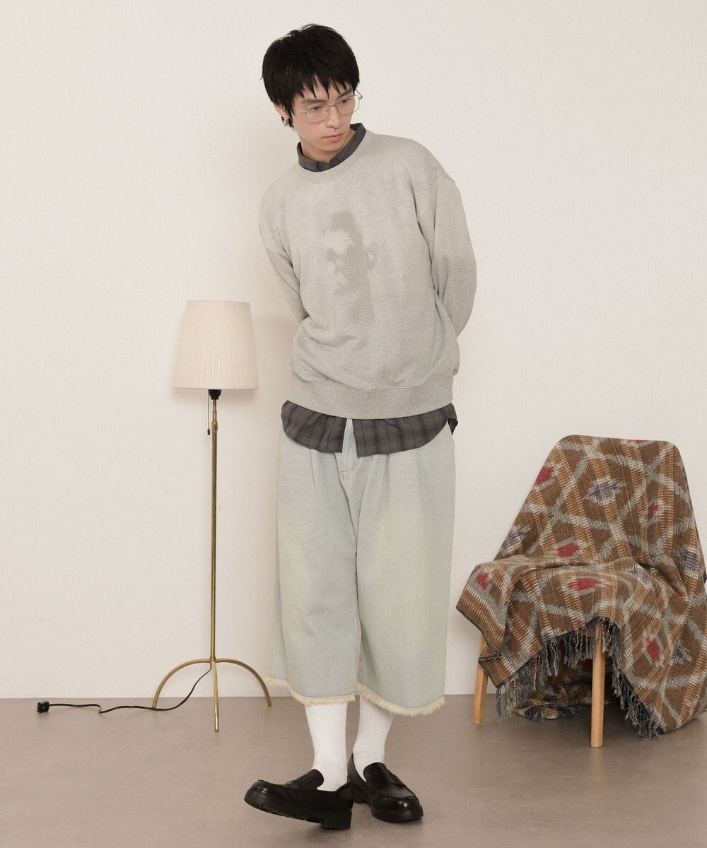 WEGO フェードプリントプルオーバー 