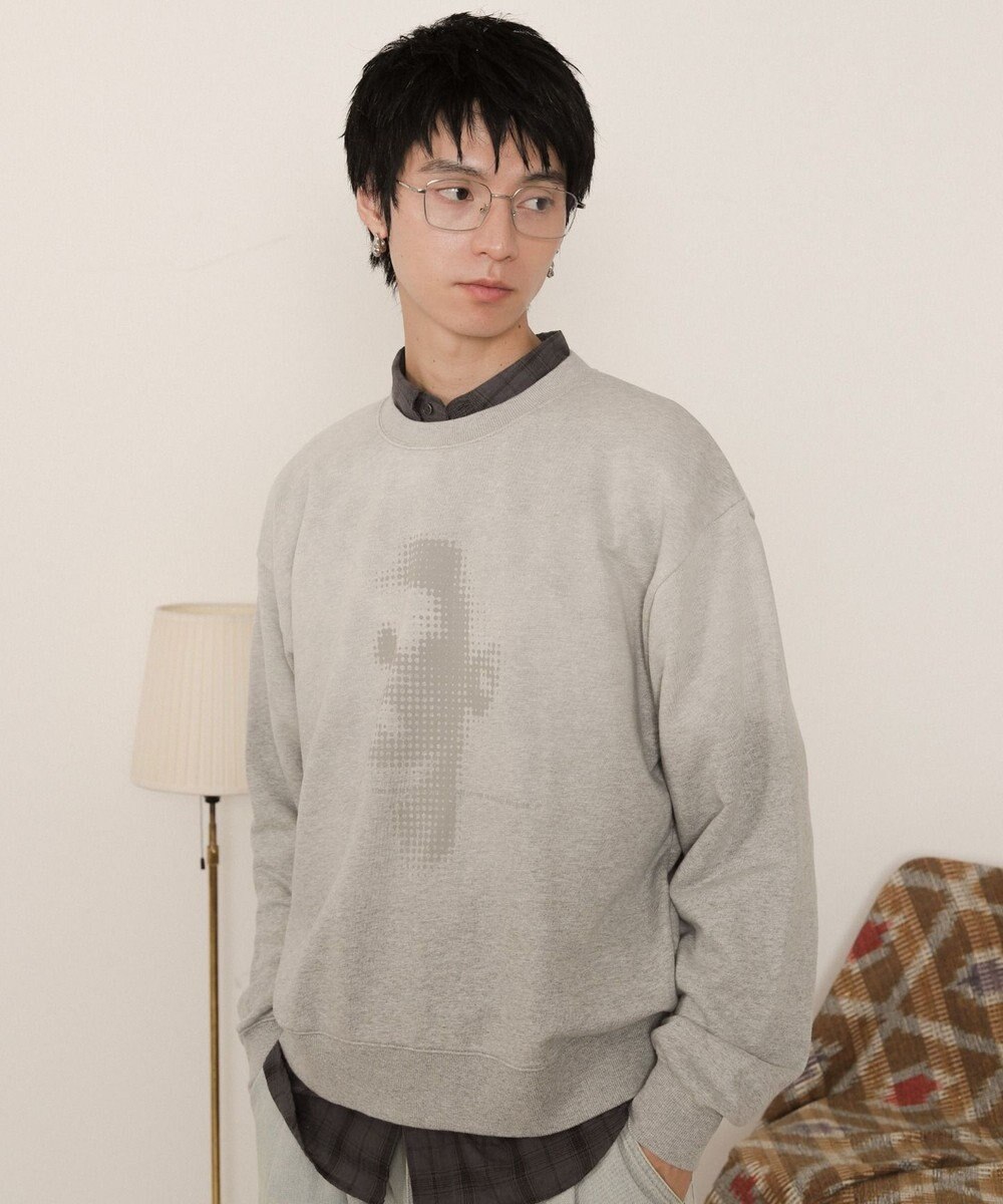 WEGO フェードプリントプルオーバー 