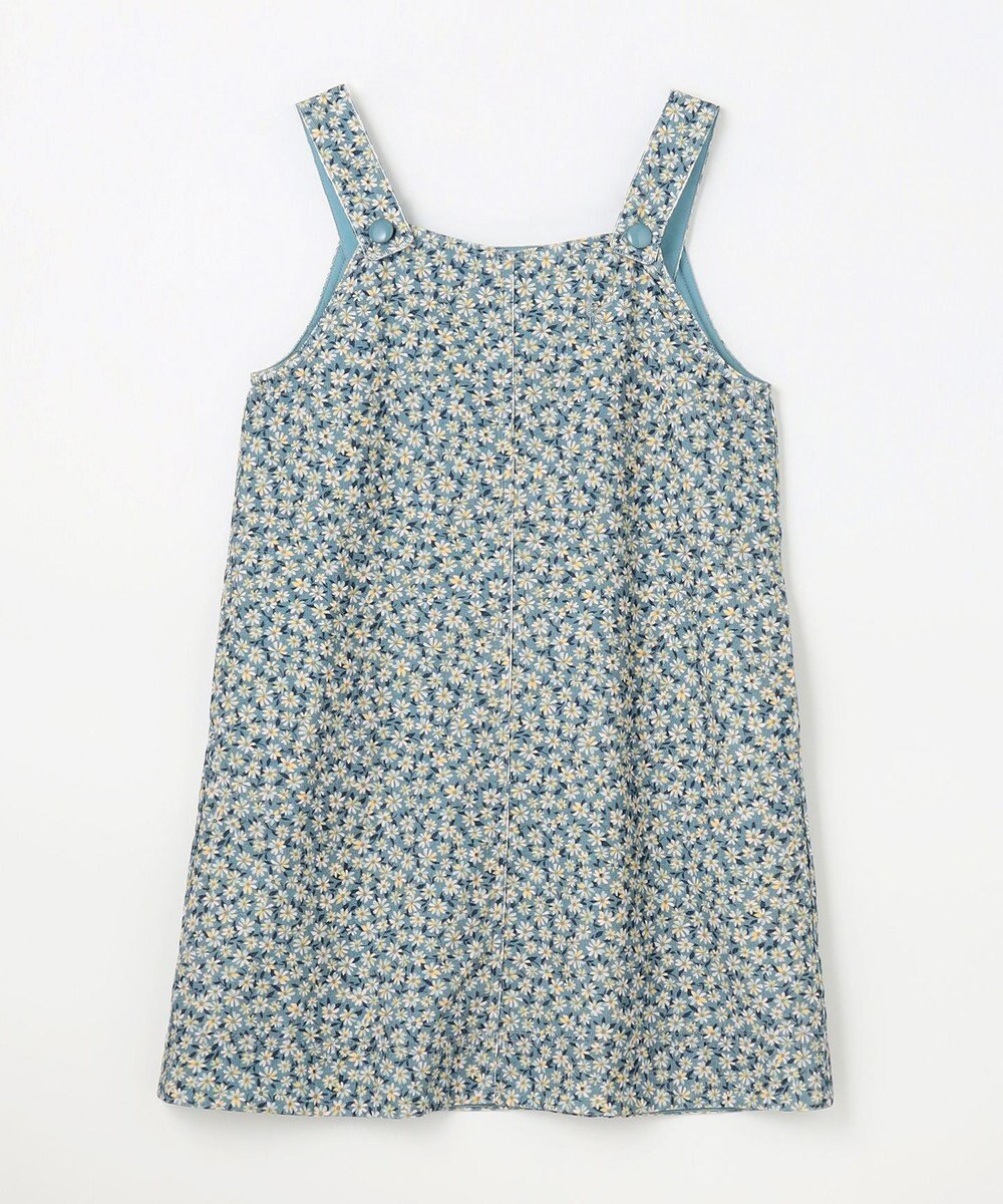 組曲 KIDS 【110-140㎝】モノトーンフラワーコーデュロイ ワンピース 